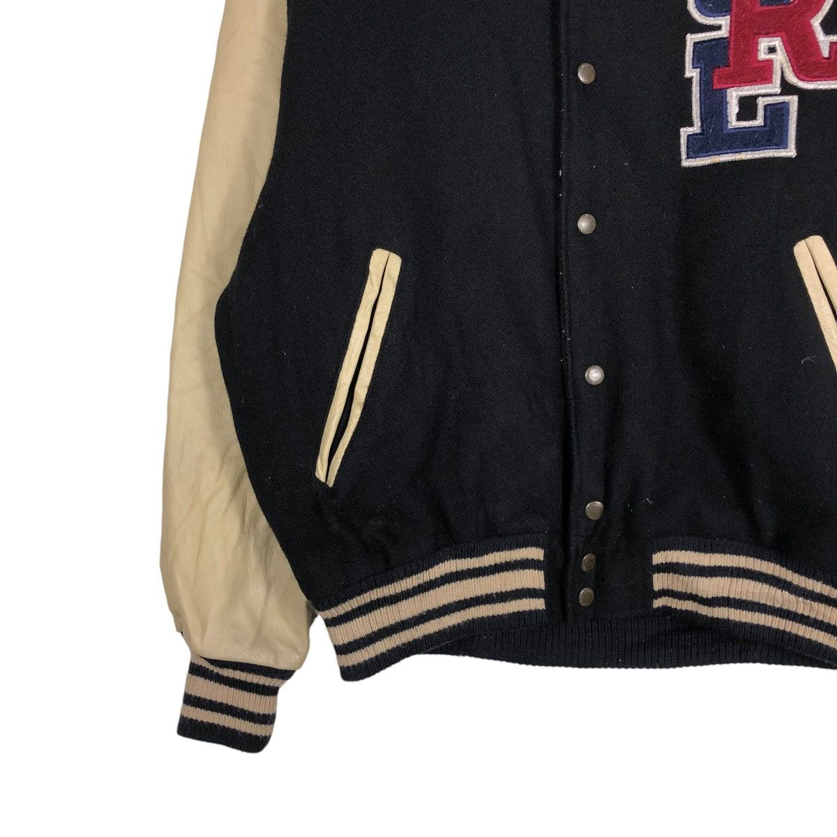 Chaps Ralph Lauren 🔥VINTAGE JUMPER VARSITY LEATHER JACKET CHAPS RALPH LAUREN Size US L / EU 52-54 / 3 - 6 Thumbnail