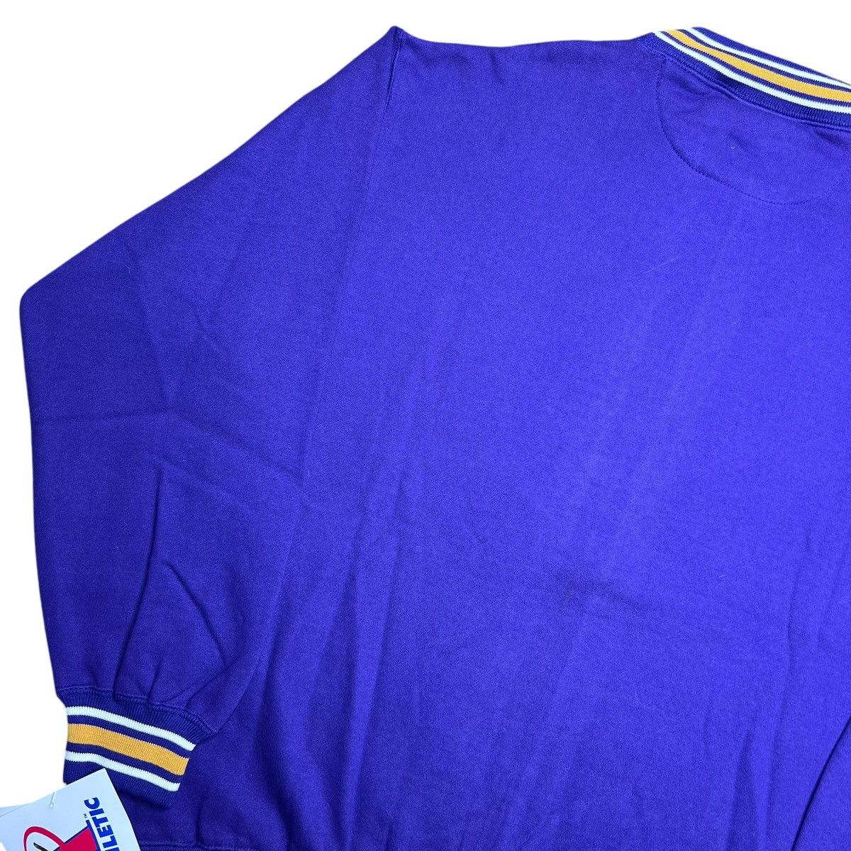 Logo Athletic × NFL × Vintage 90s Minnesota Vikings Embroidered Logo Athletic Sweatshirt Size US M / EU 48-50 / 2 - 18 Thumbnail