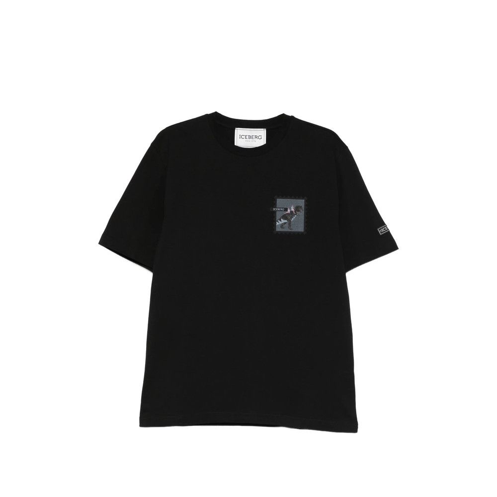 Iceberg Iceberg BLACK T-Shirts & Vests - T-Shirts Size US M / EU 48-50 / 2 - 1 Thumbnail