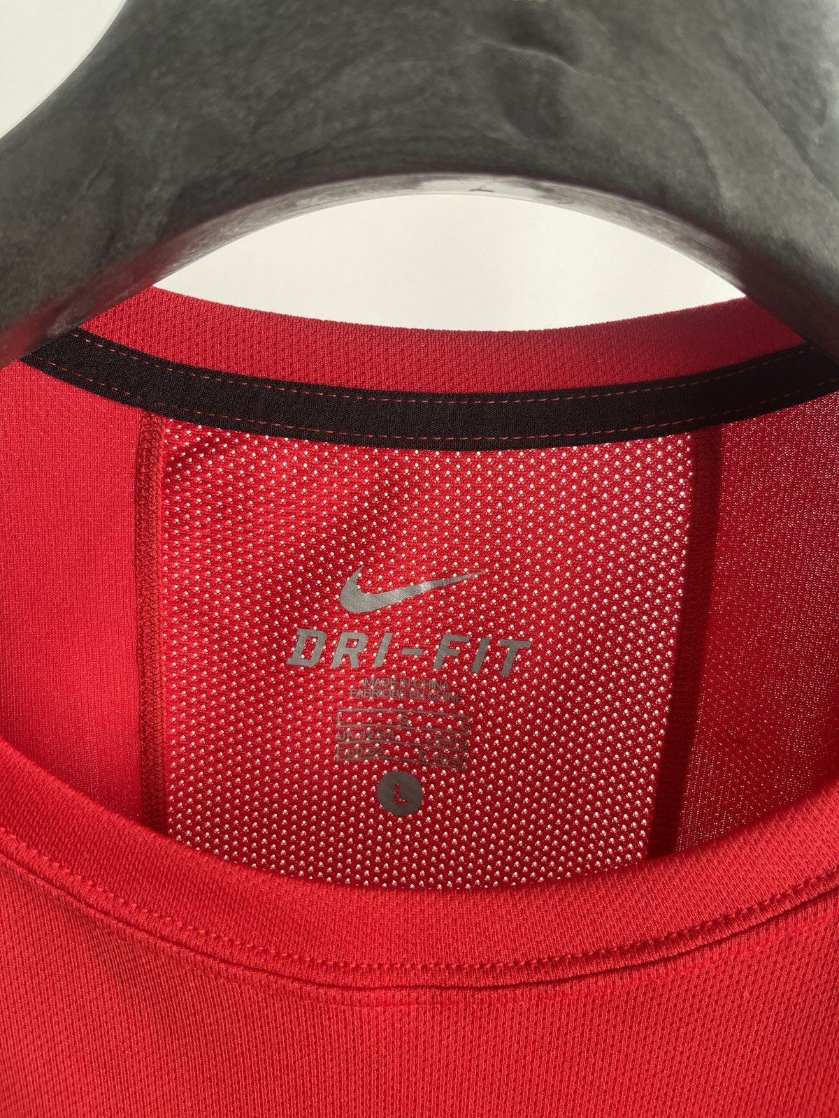 Nike Nike tee t-shirt red dri-fit L Size US L / EU 52-54 / 3 - 3 Thumbnail