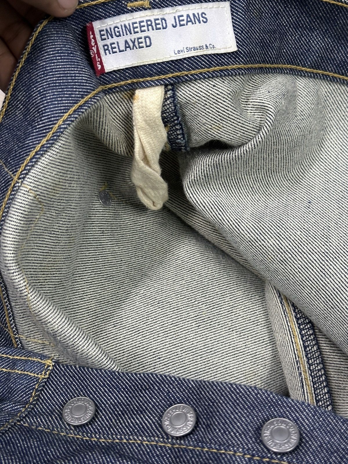 Levi's Vintage Clothing Vintage Y2K 💥Levis Engineer Denim Jeans🎌 Size US 32 / EU 48 - 11 Thumbnail