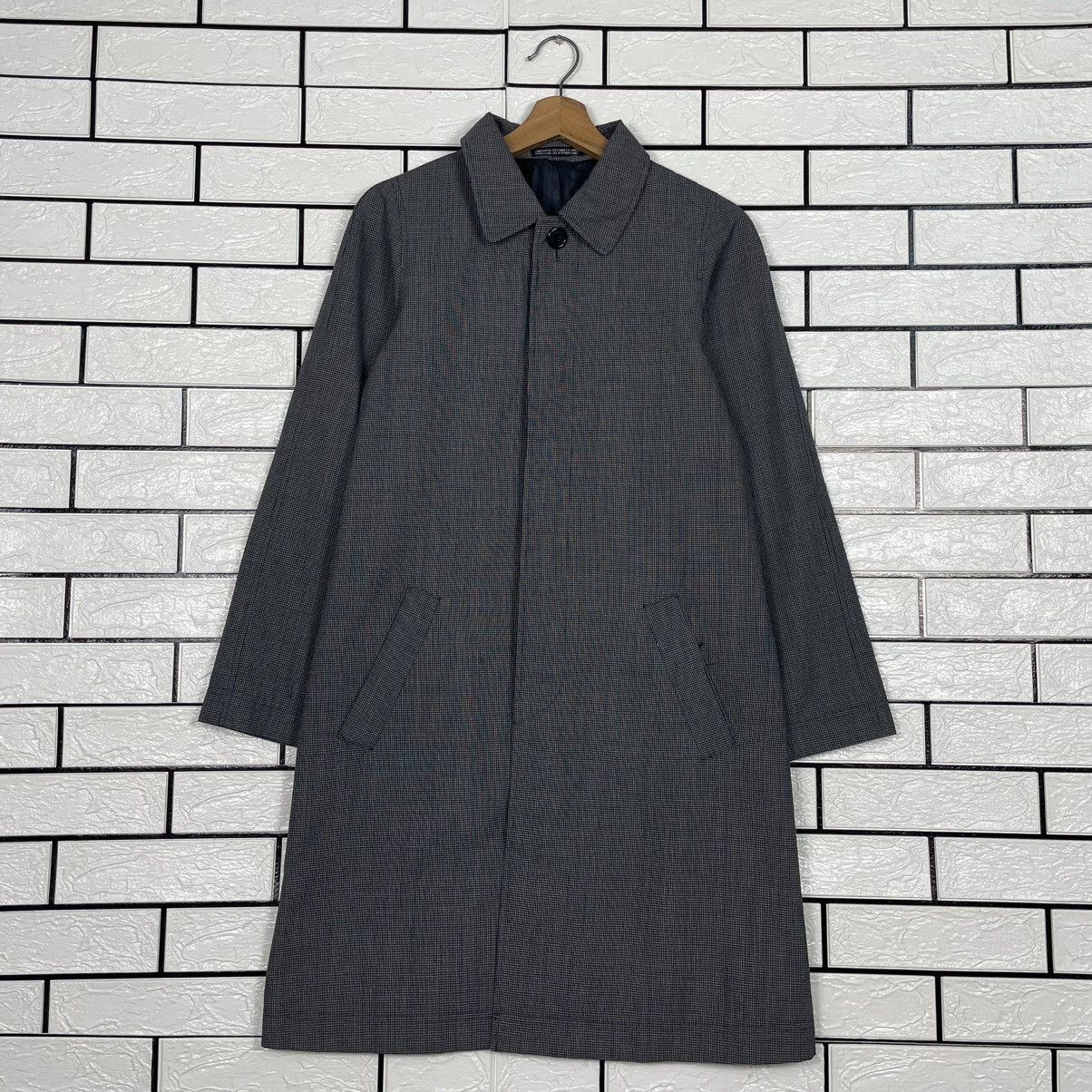 Japanese Brand Ined Houndstooth Coat Size S / US 4 / IT 40 - 1 Thumbnail