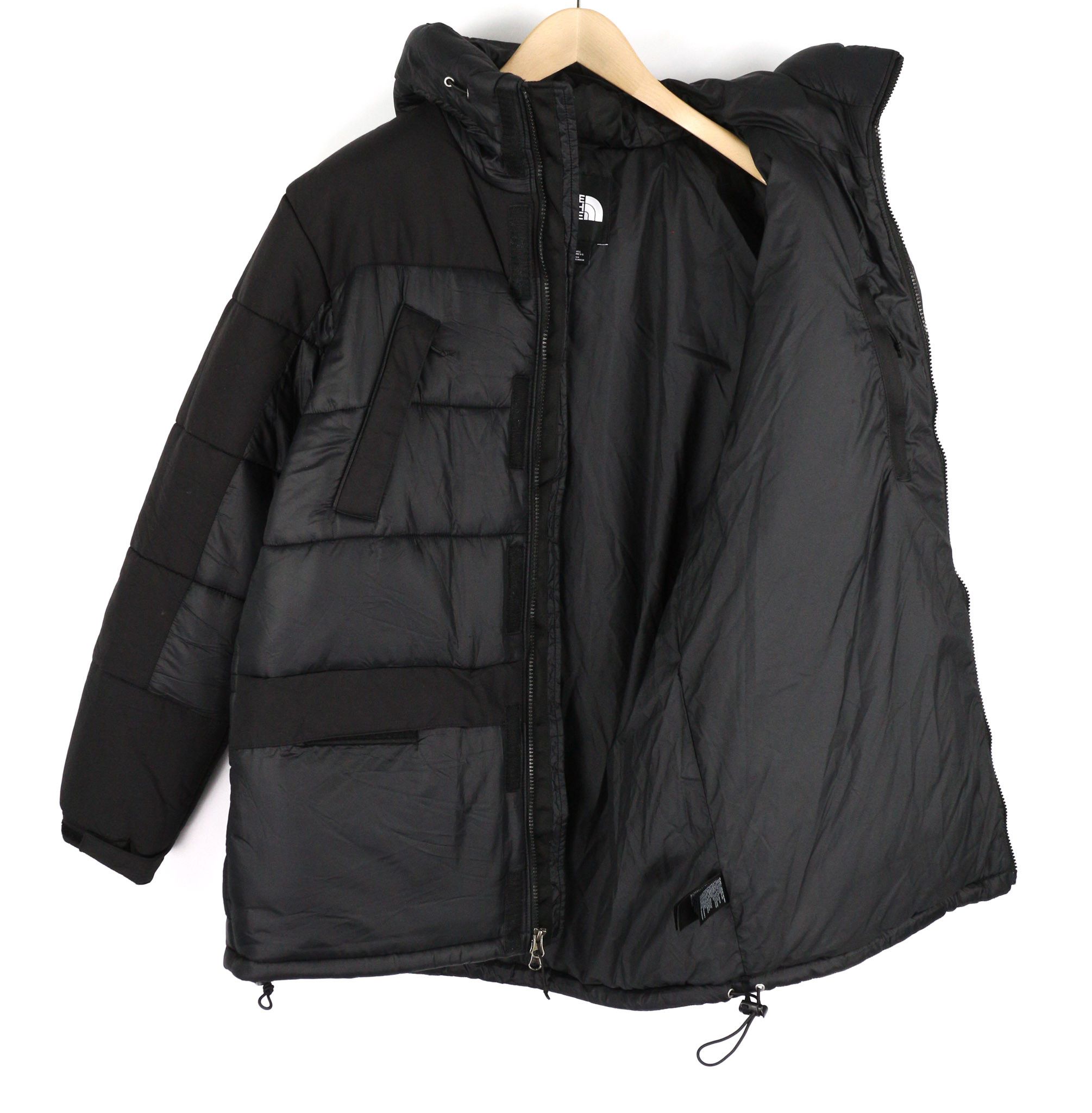 The North Face M Unisex Black Insulation Hooded Zipper Puffer Jacket 81687 Size US M / EU 48-50 / 2 - 4 Thumbnail