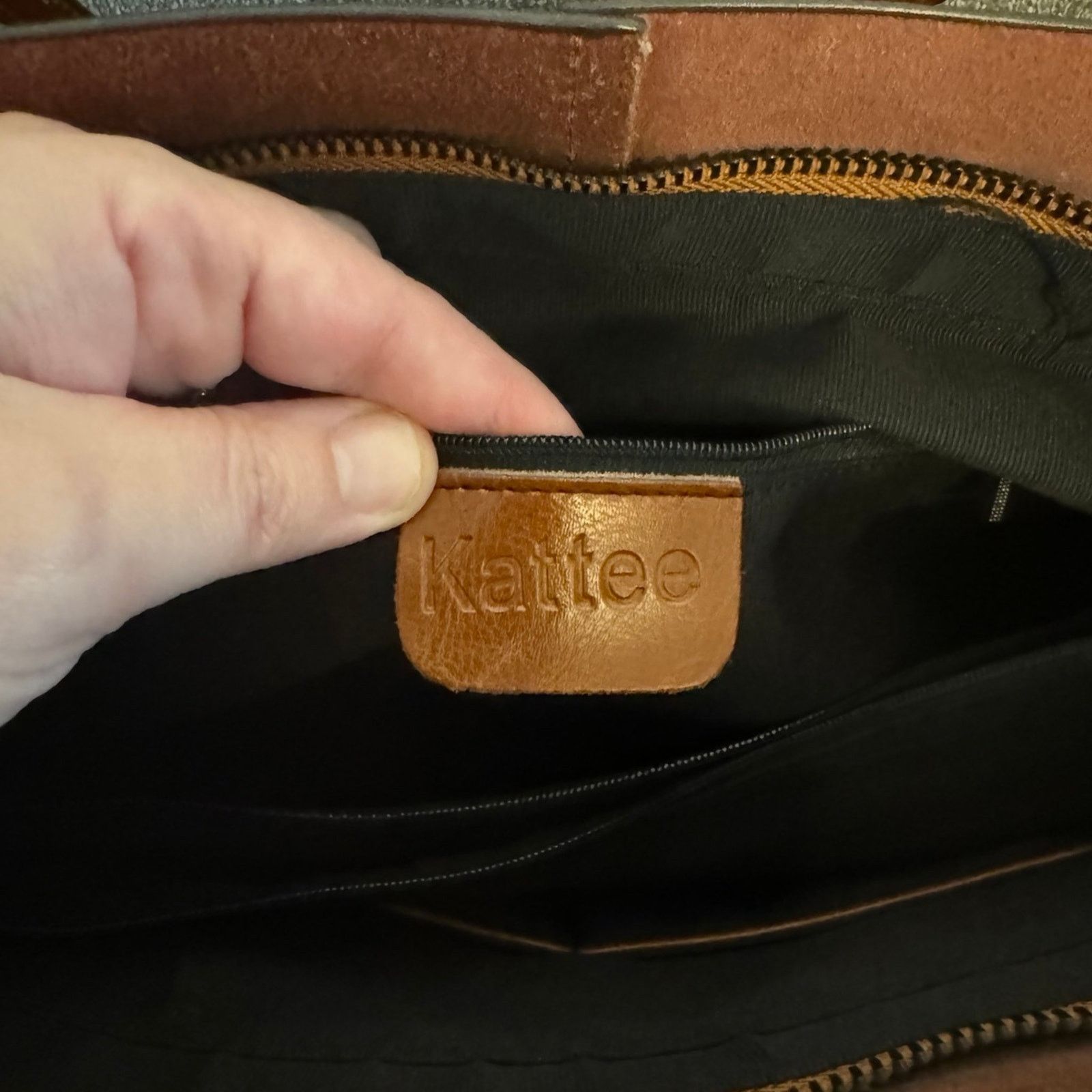 NBDN Nobrandedon Kattee leather shoulder bag Size ONE SIZE - 5 Thumbnail
