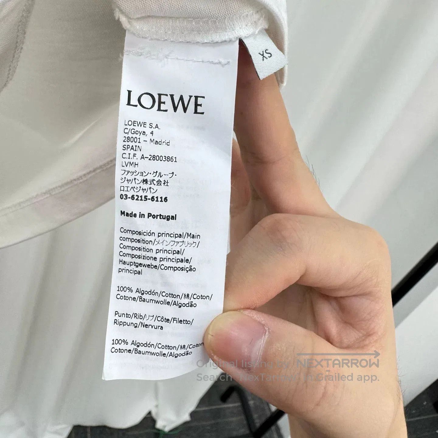 Loewe Loewe Embroidered Letter Short Sleeve. Size XS / US 0-2 / IT 36-38 - 6 Thumbnail