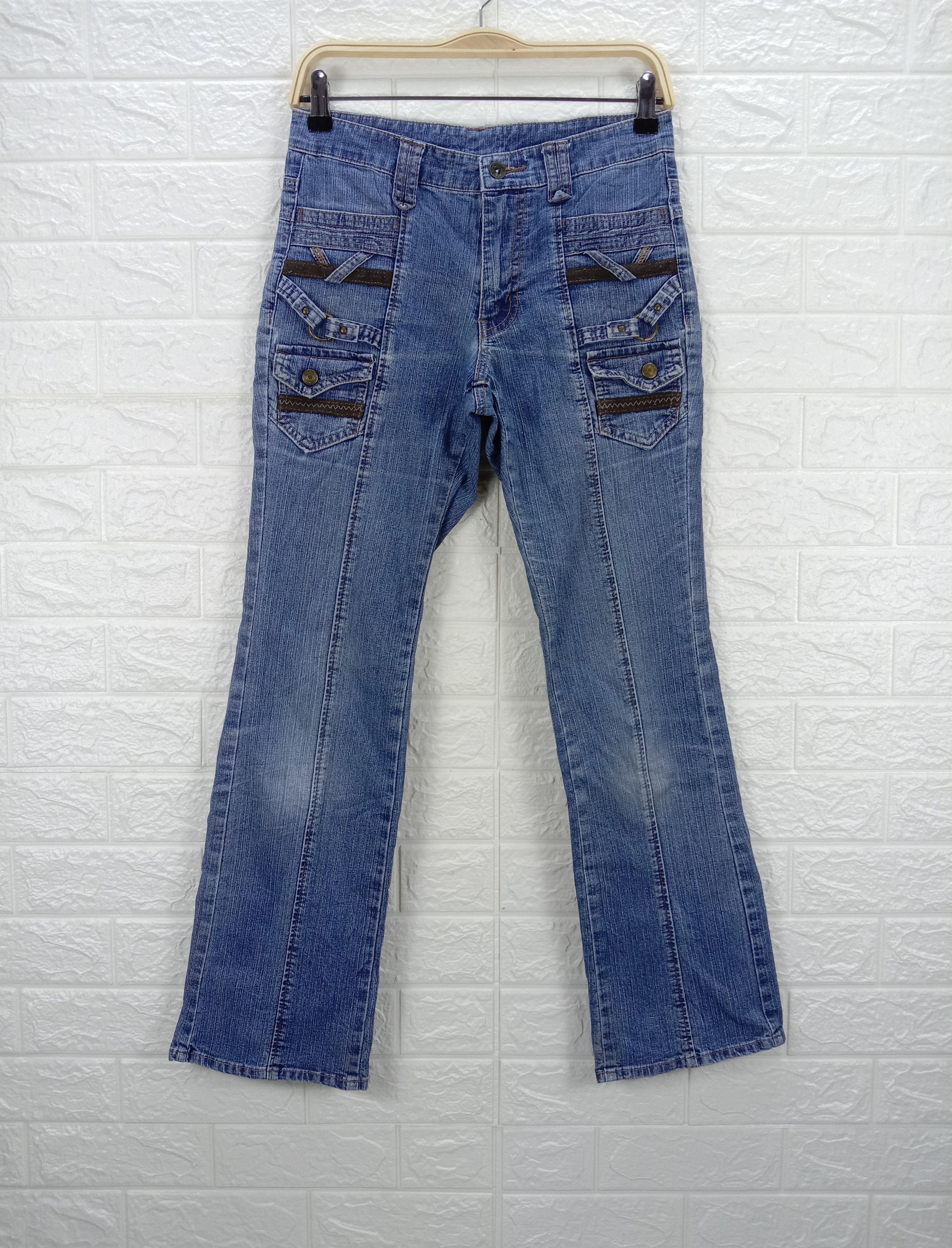 Japanese Brand Vintage Japanese Bush Flare Jeans Boot Cut Denim Size 28" / US 6 / IT 42 - 1 Thumbnail