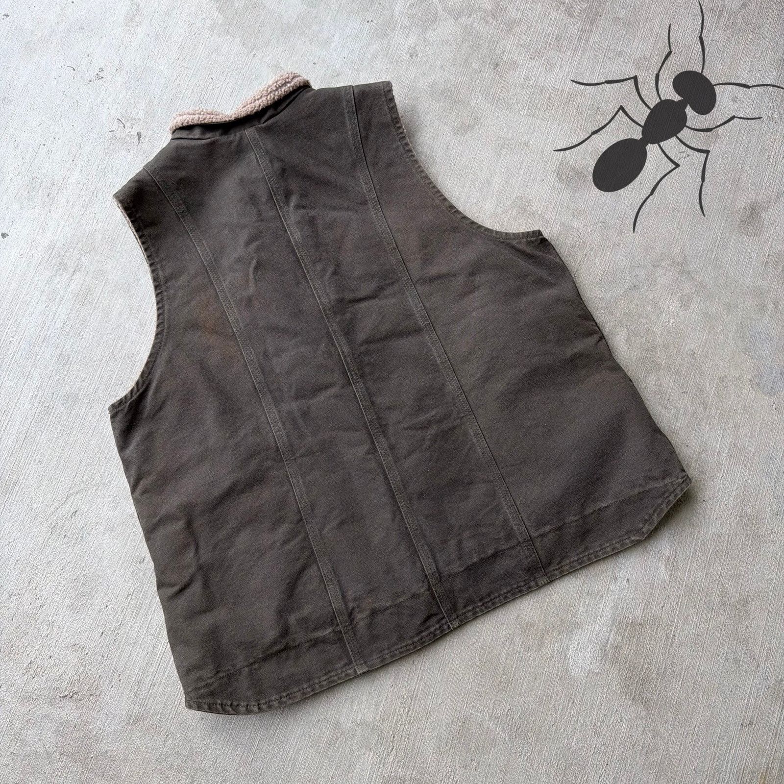 Carhartt × Vintage Carhartt WOMENS WV001 green work wear vest Size US XL / EU 56 / 4 - 4 Thumbnail