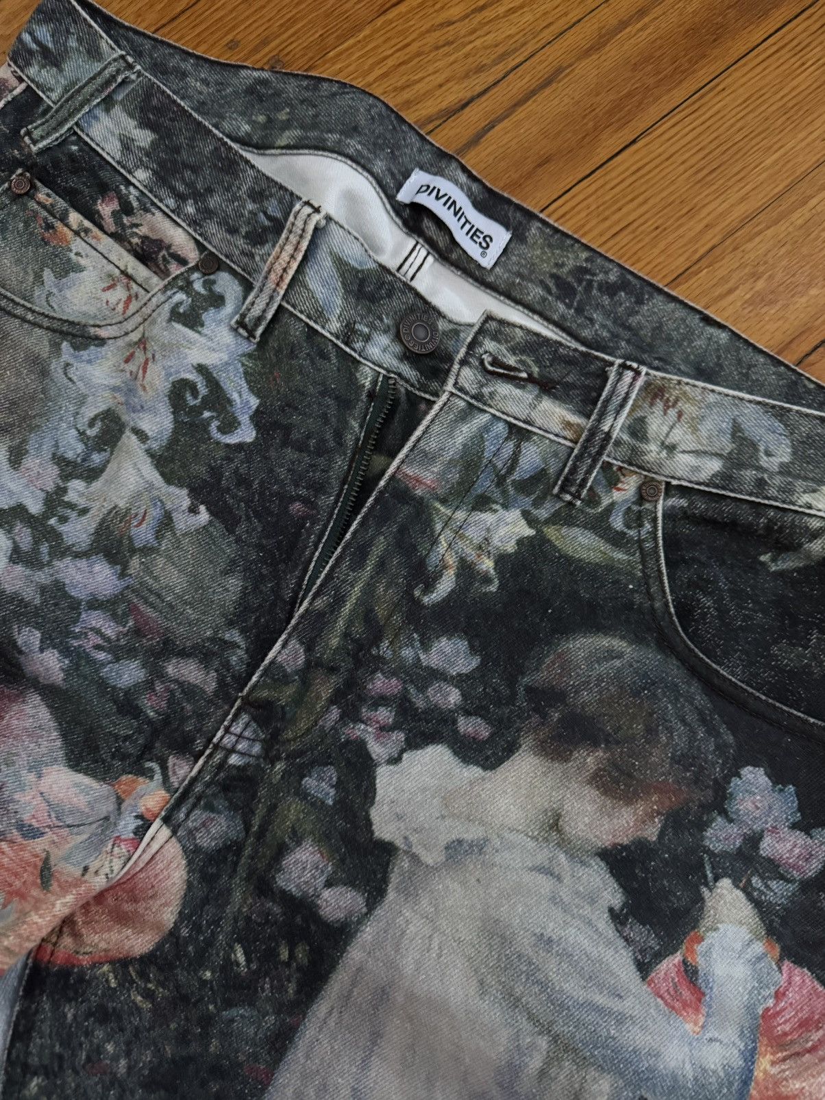 DIVINITIES Divinities Watercolor Denim Size US 34 / EU 50 - 2 Thumbnail