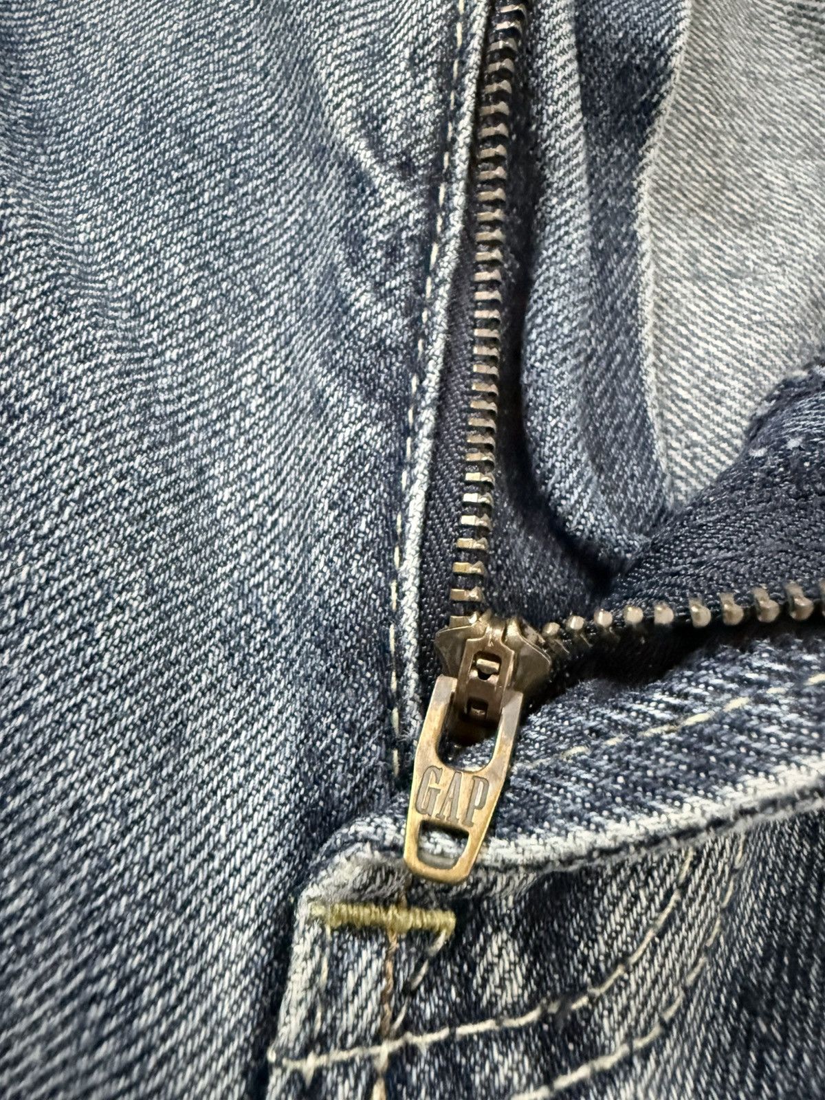 Gap Archives y2k Easy Fit Gap Age Washed Denim Wideleg Jeans Size US 36 / EU 52 - 13 Thumbnail