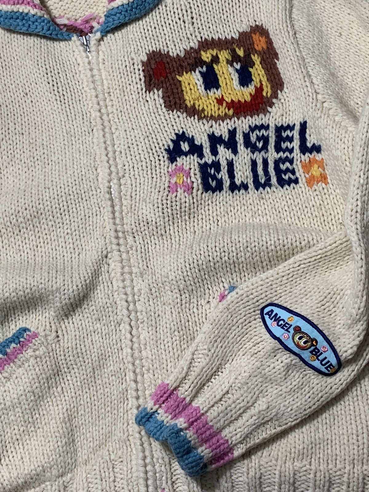 Angel Blue Y2k Angel Blue Angels Cute knitwear jacket Size L / US 10 / IT 46 - 3 Thumbnail