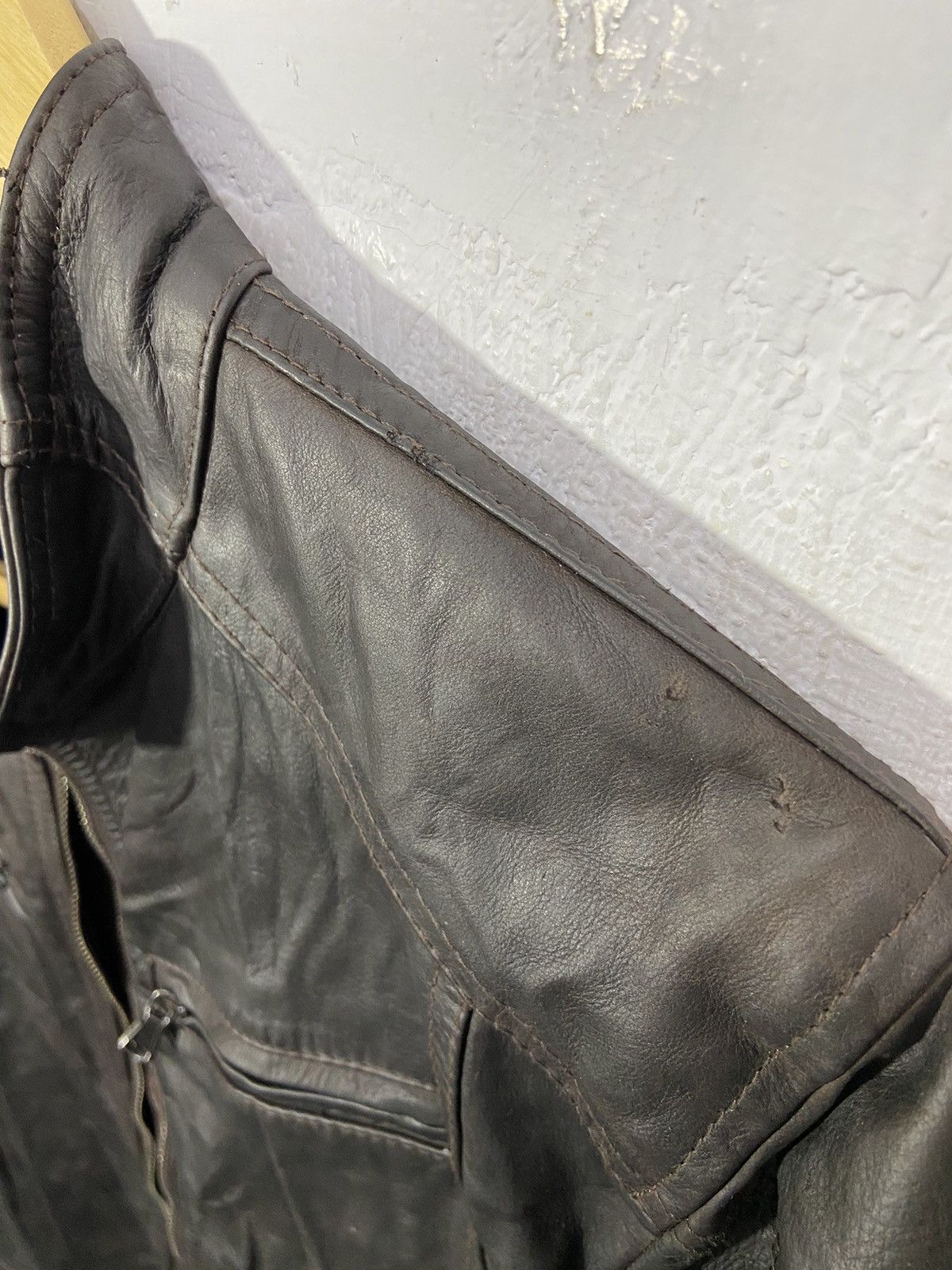 Genuine Leather Vintage Contex Max Riders Racer Leather Jacket Size US M / EU 48-50 / 2 - 16 Thumbnail