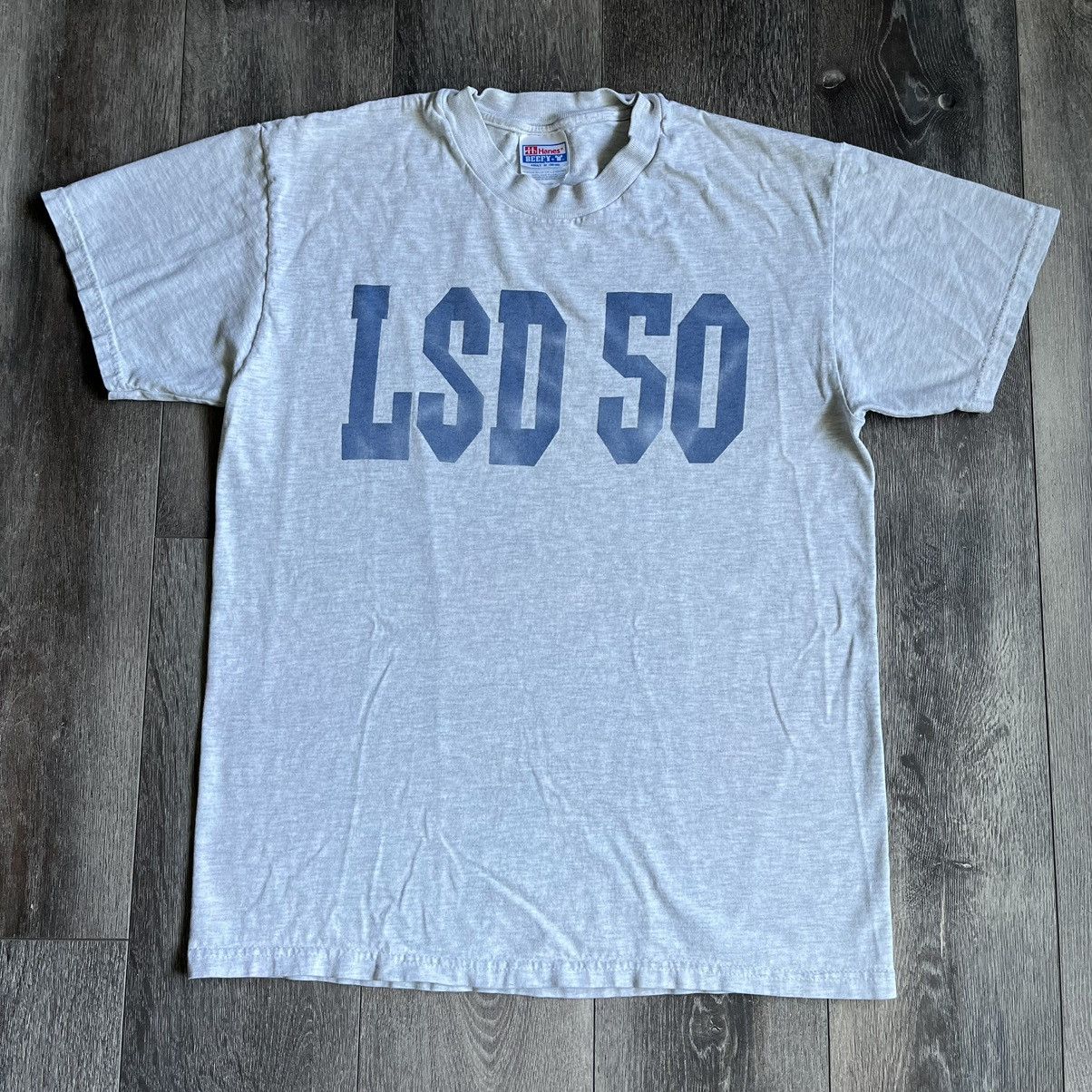 Vintage Vintage 2000s LSD 50 US Navy Spell Out Ship Logo Tee Shirt ...