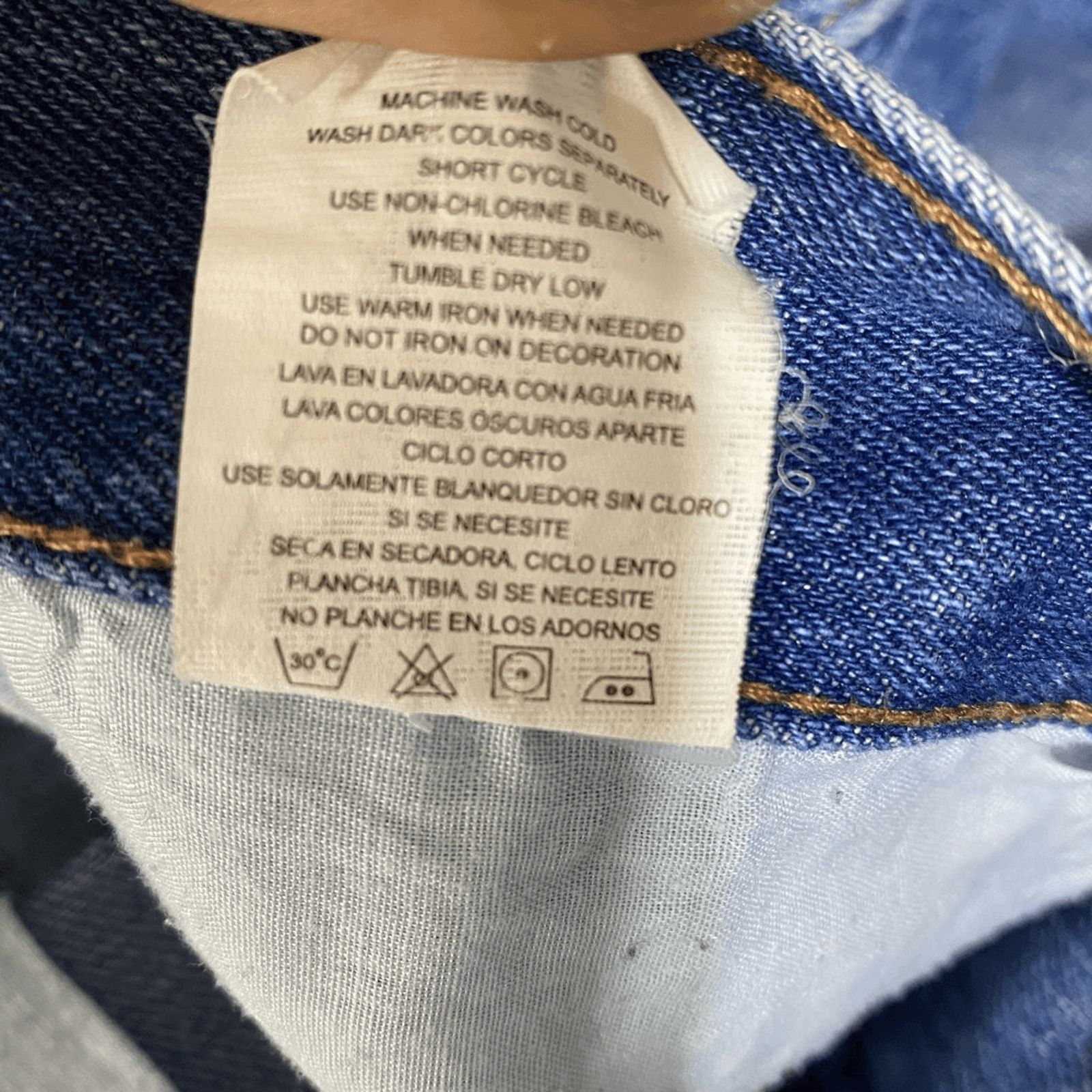 Other Modern Culture Men Jeans Size 34/34 Straight Leg Blue Denim Size US 34 / EU 50 - 10 Thumbnail