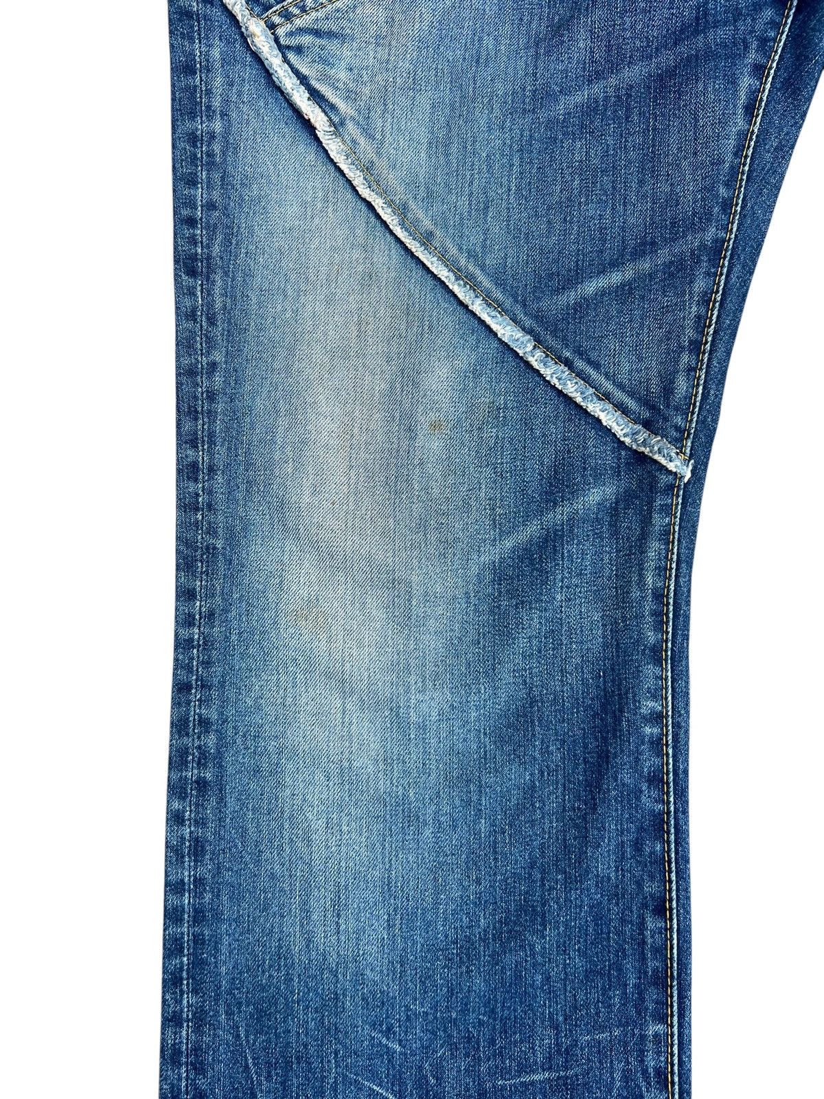 Vintage Vintage Antgauge Multiple Cut Raw Edge Mud Denim Jeans Size US 32 / EU 48 - 7 Thumbnail
