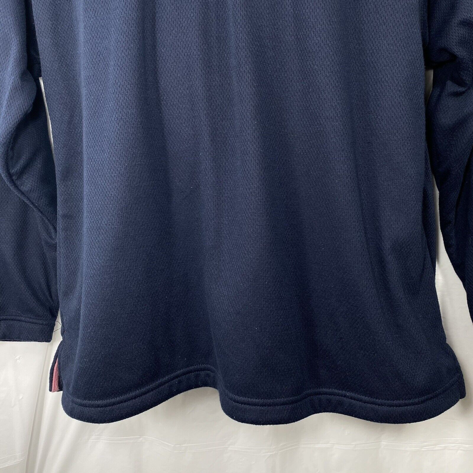 Roundtree & Yorke Roundtree & Yorke Medium 1/4 Zip Navy Blue Fleece Sweatshirt Size US M / EU 48-50 / 2 - 4 Thumbnail
