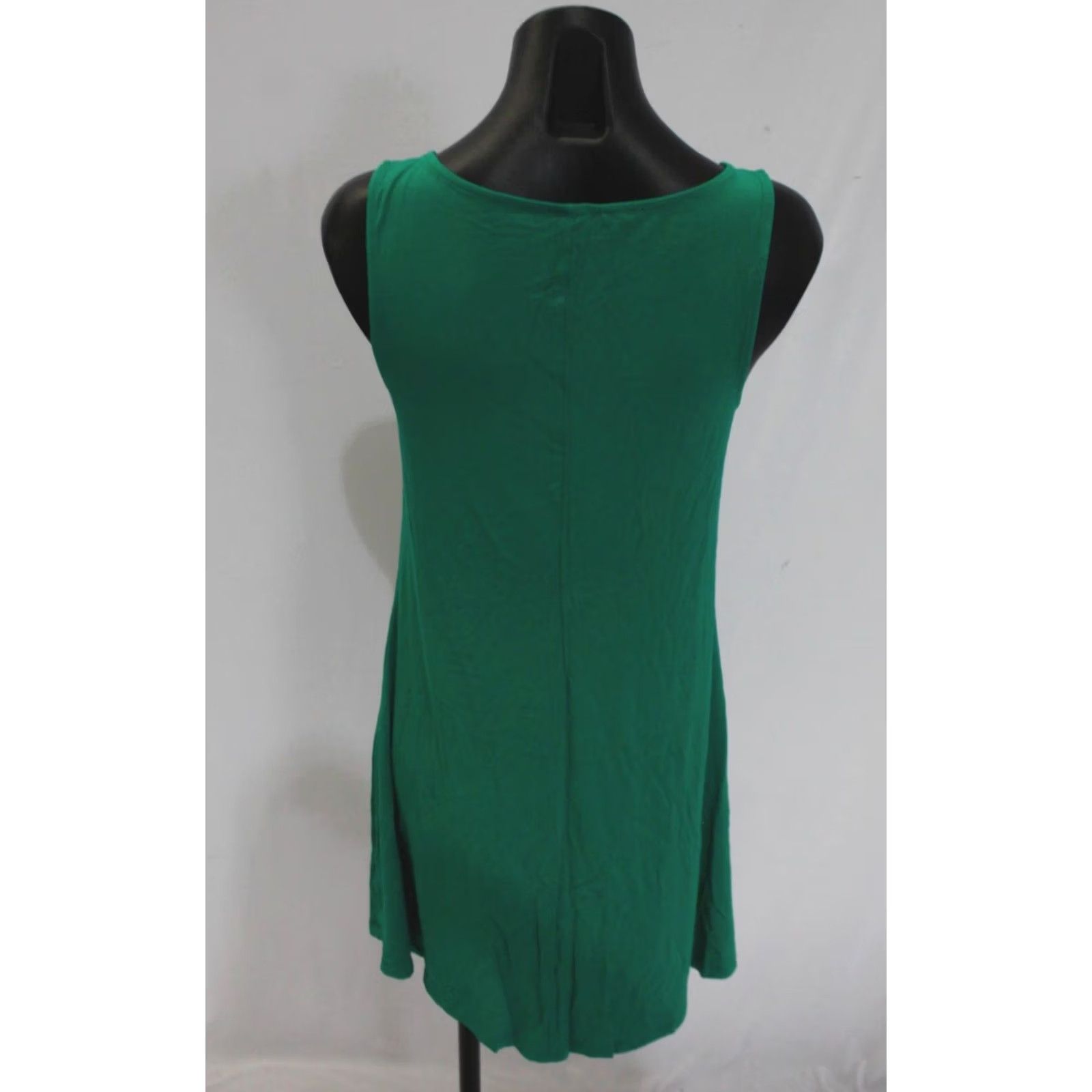 Old Navy Old Navy Women's Sleeveless Mini Swing Dress CN6 Green Mangrove Size XS NWT Size XS / US 0-2 / IT 36-38 - 4 Thumbnail