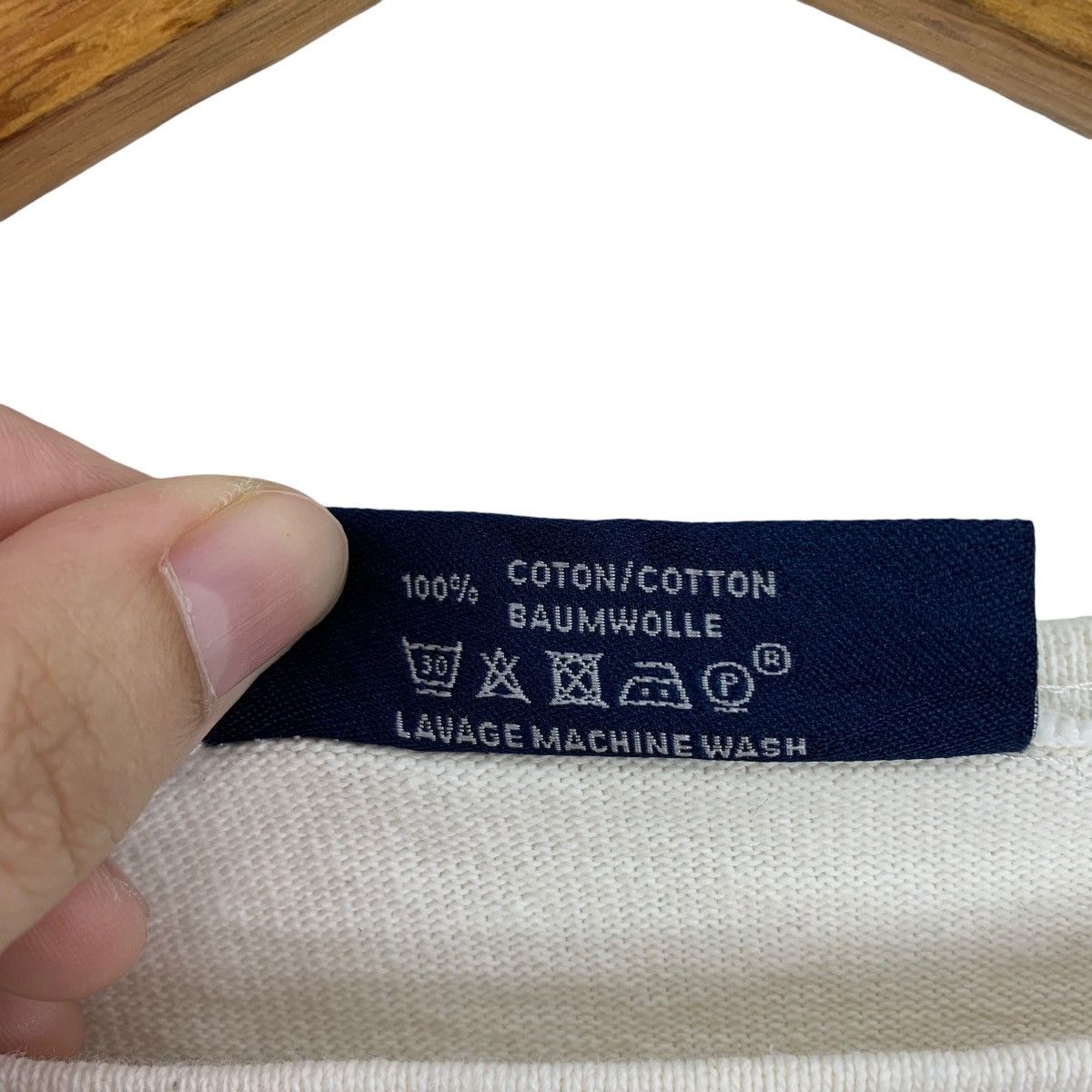 Saint James × Vintage Vintage SAINT JAMES Long sleeve plain tee Size US S / EU 44-46 / 1 - 11 Thumbnail