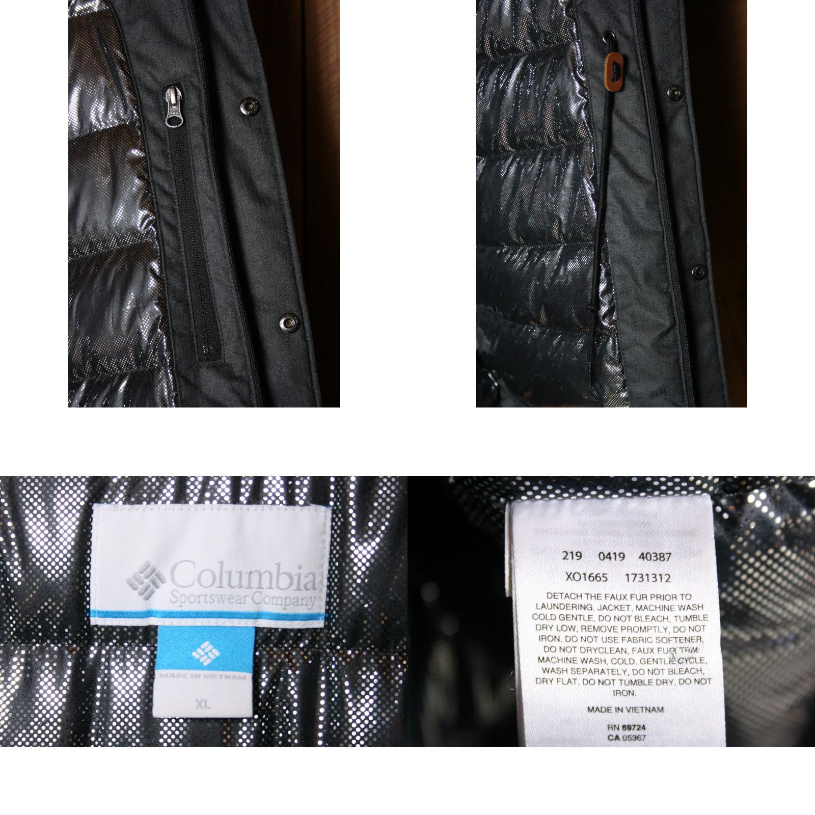 Vintage VINTAGE Columbia Omni-Heat Bonneville Gray Down Insulated Winter Jacket Parka XL Mens Columbia Parka XL Gray Down Winter Jacket Size US XL / EU 56 / 4 - 9 Thumbnail