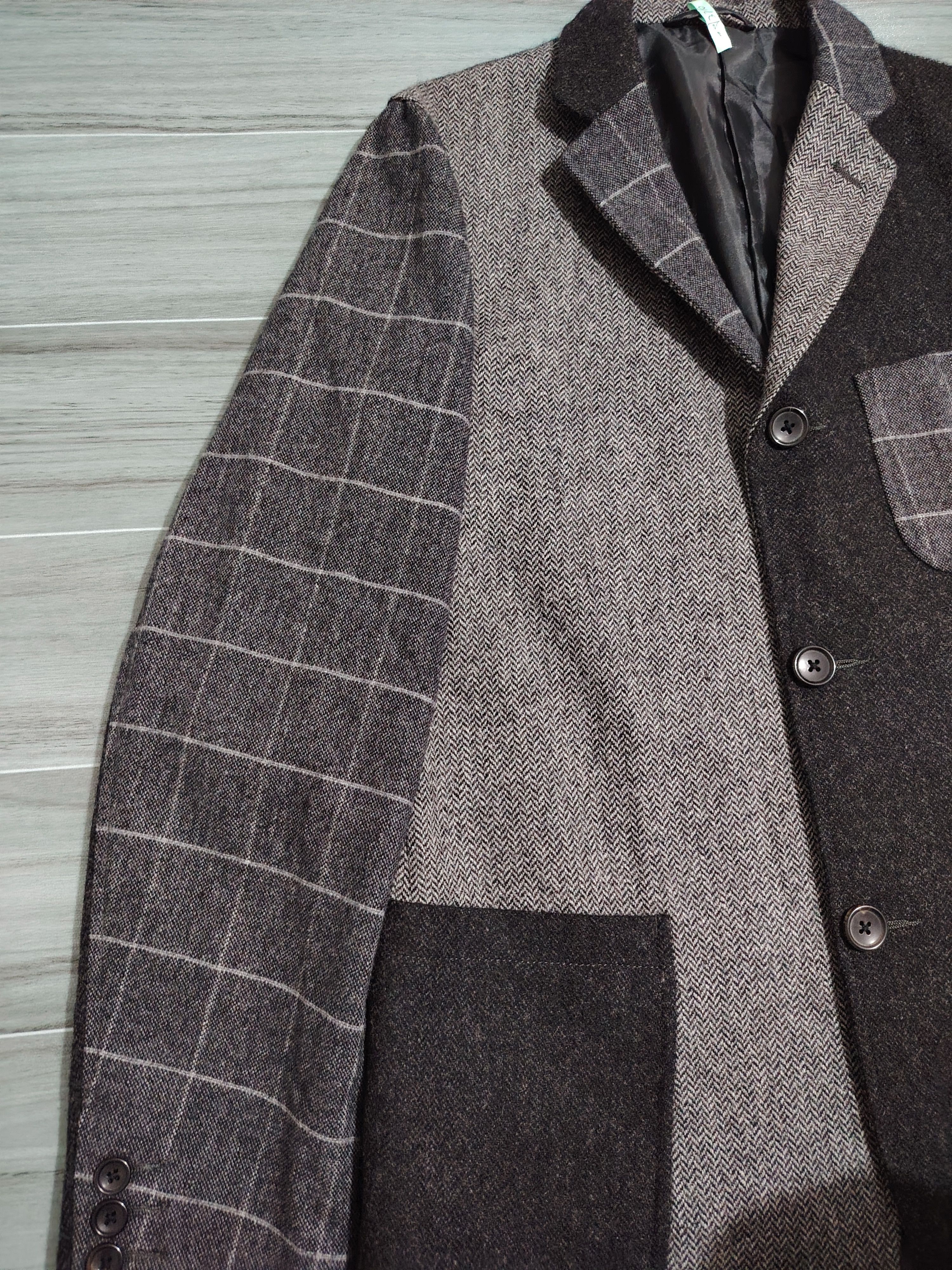 Beams Japan BEAMS - Crazy 3-B Wool Tailored Jacket Size 46R - 4 Thumbnail