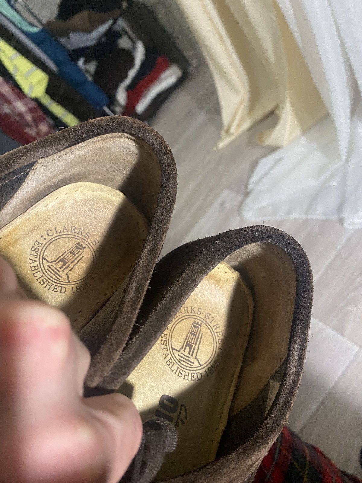 Clarks × Vintage Vintage Clarks Wallabees Suede Size US 9.5 / EU 42-43 - 9 Thumbnail