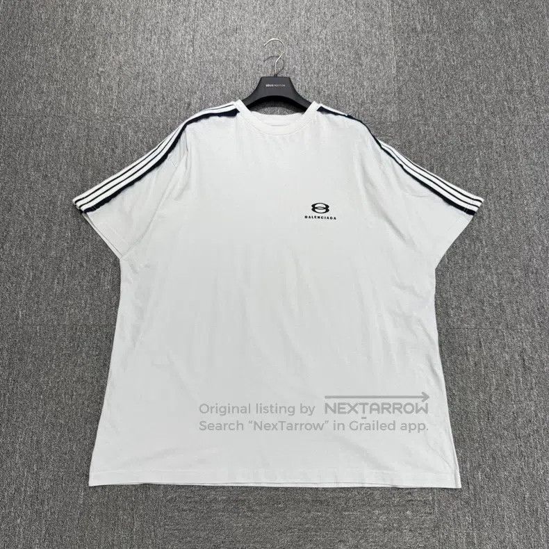 Balenciaga Balenciaga Double Ring Embroidered Short Sleeve Size US L / EU 52-54 / 3 - 1 Thumbnail
