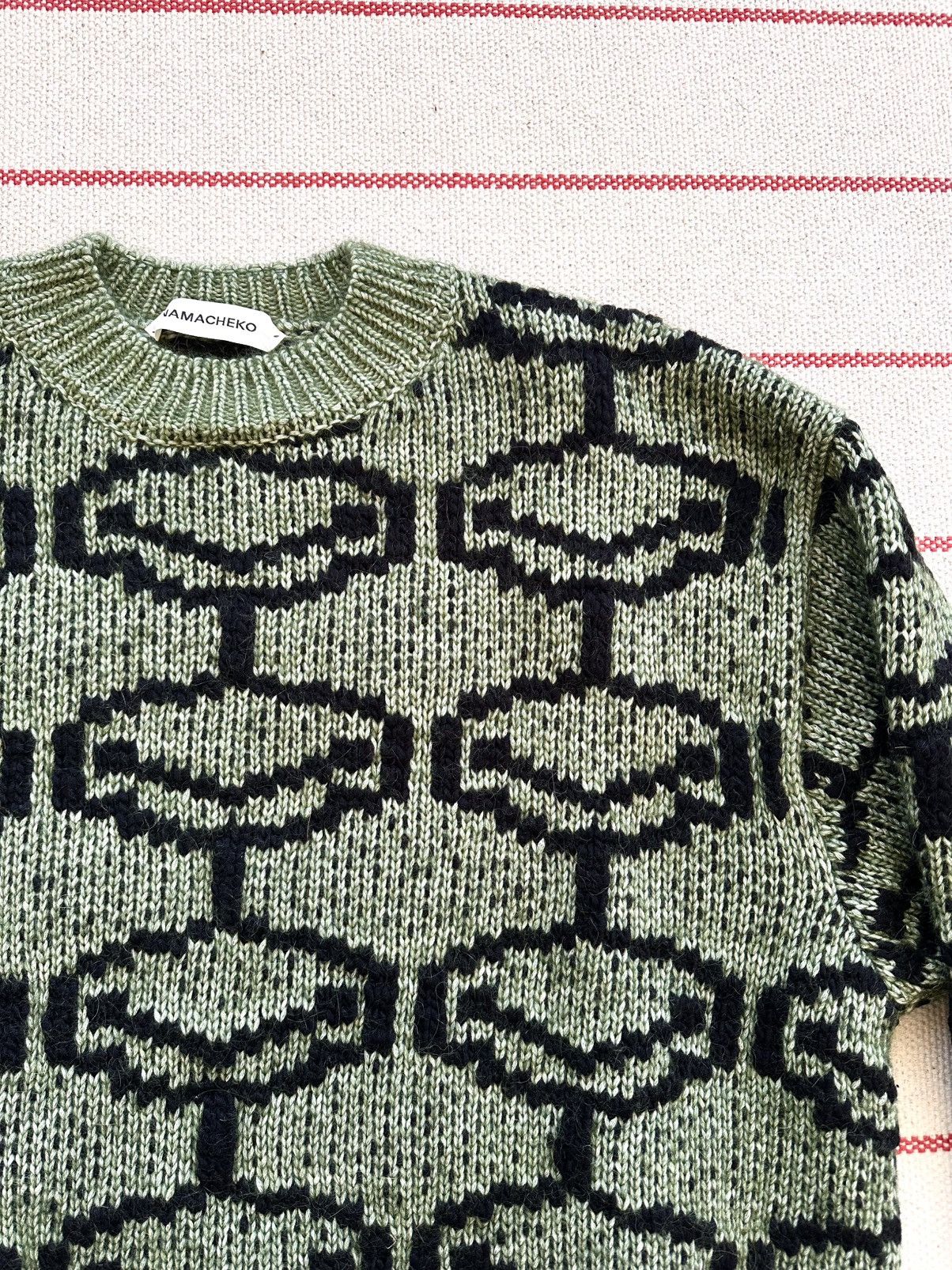 Namacheko New With Tags Akad Crewneck in Green size L Size US L / EU 52-54 / 3 - 4 Thumbnail