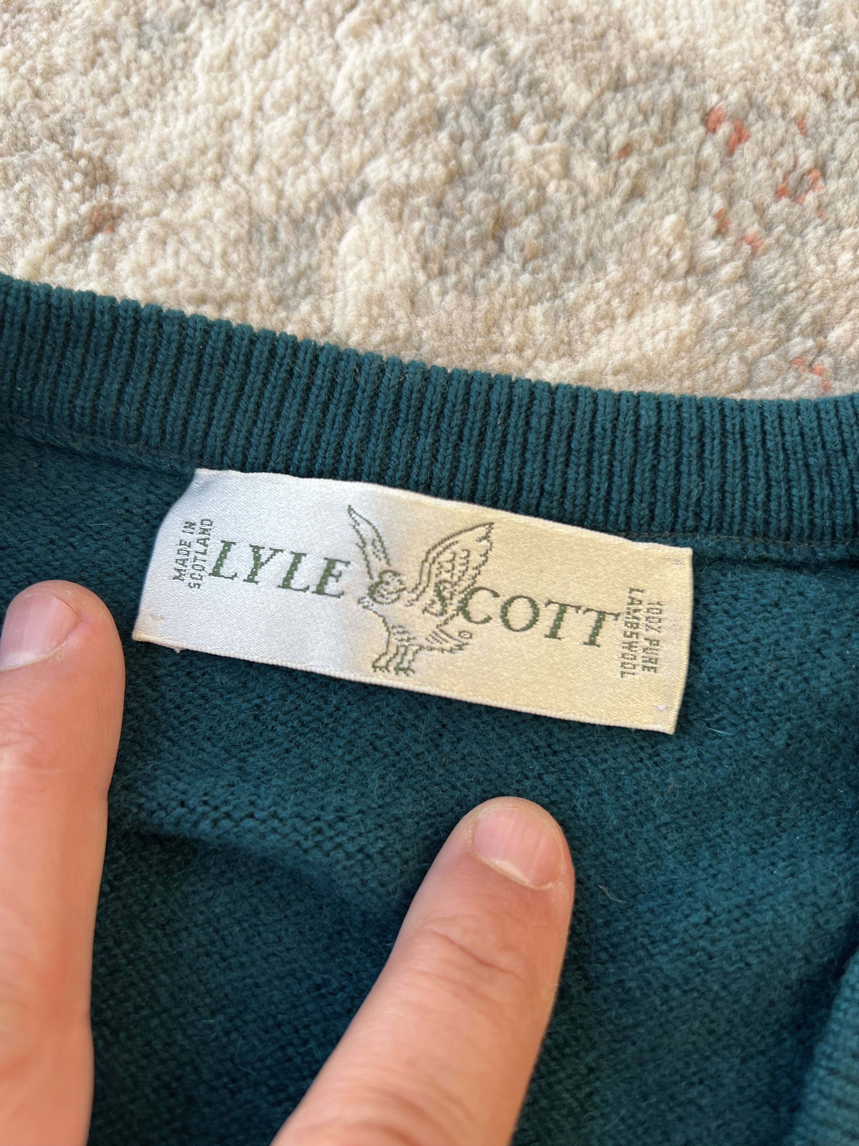 Lyle & Scott Vintage Lyle & Scott Wool Sweater Size US XL / EU 56 / 4 - 3 Thumbnail