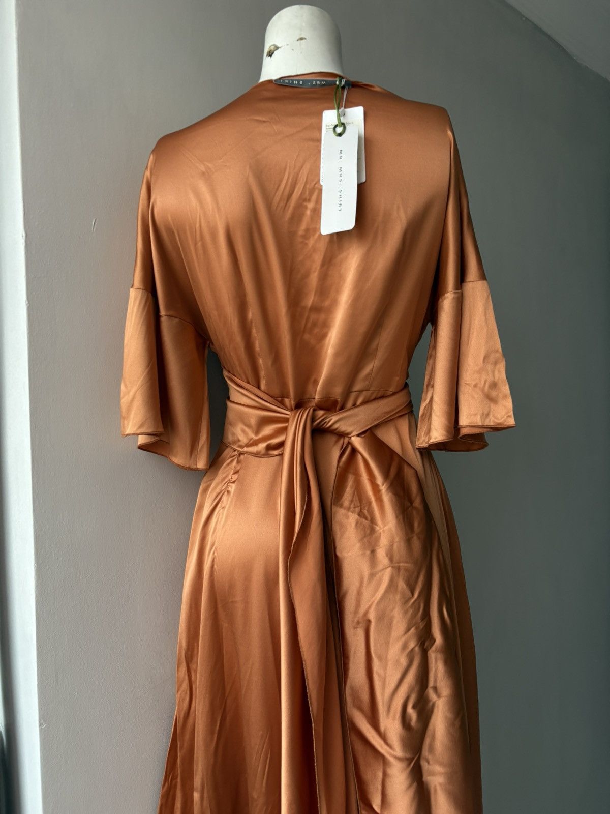 Vintage Italian mr.mrs.shirt silk dress Size L / US 10 / IT 46 - 20 Thumbnail