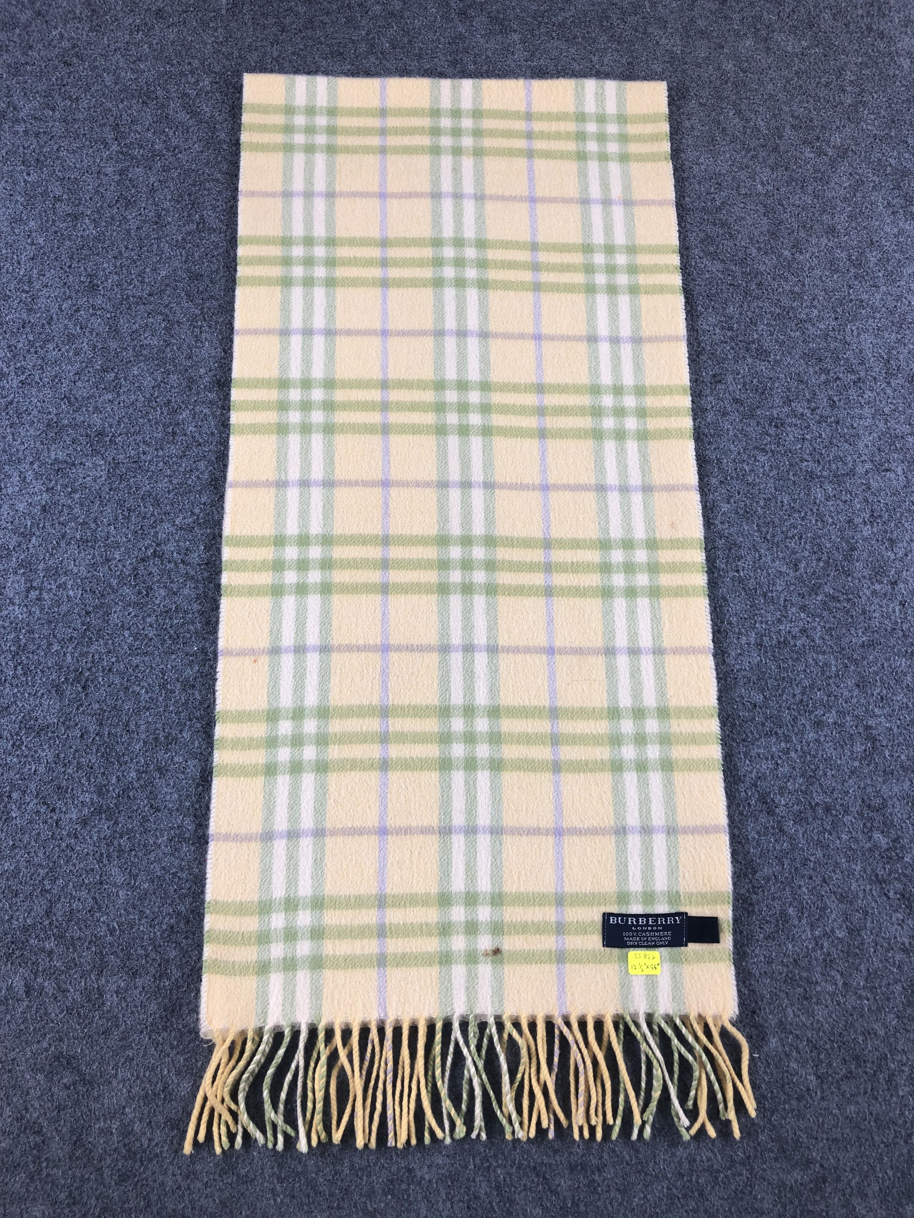 Burberry Burberry Cashmere Scarf / Muffler / Neckwear Size ONE SIZE - 3 Thumbnail