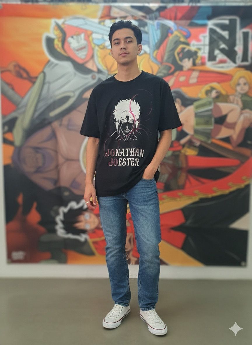 Anime Rare Jonathan Joestar x Jojo Bizarre Adventure anime shirt Size US L / EU 52-54 / 3 - 1 Thumbnail