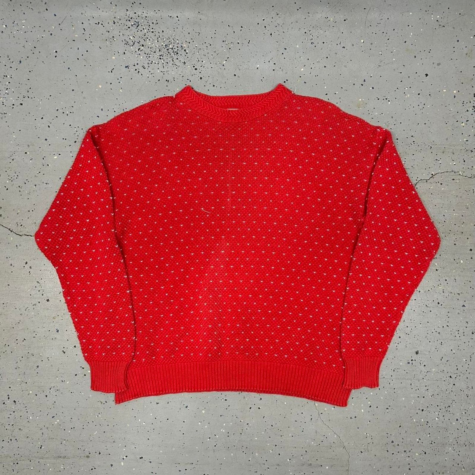 Other Red vintage sweater Size XL / US 12-14 / IT 48-50 - 1 Thumbnail