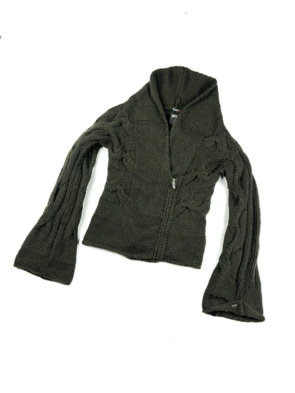 Miss Sixty Miss Sixty Vintage y2k Knit Zip Up Sweater Cardigan Size S / US 4 / IT 40 - 5 Thumbnail