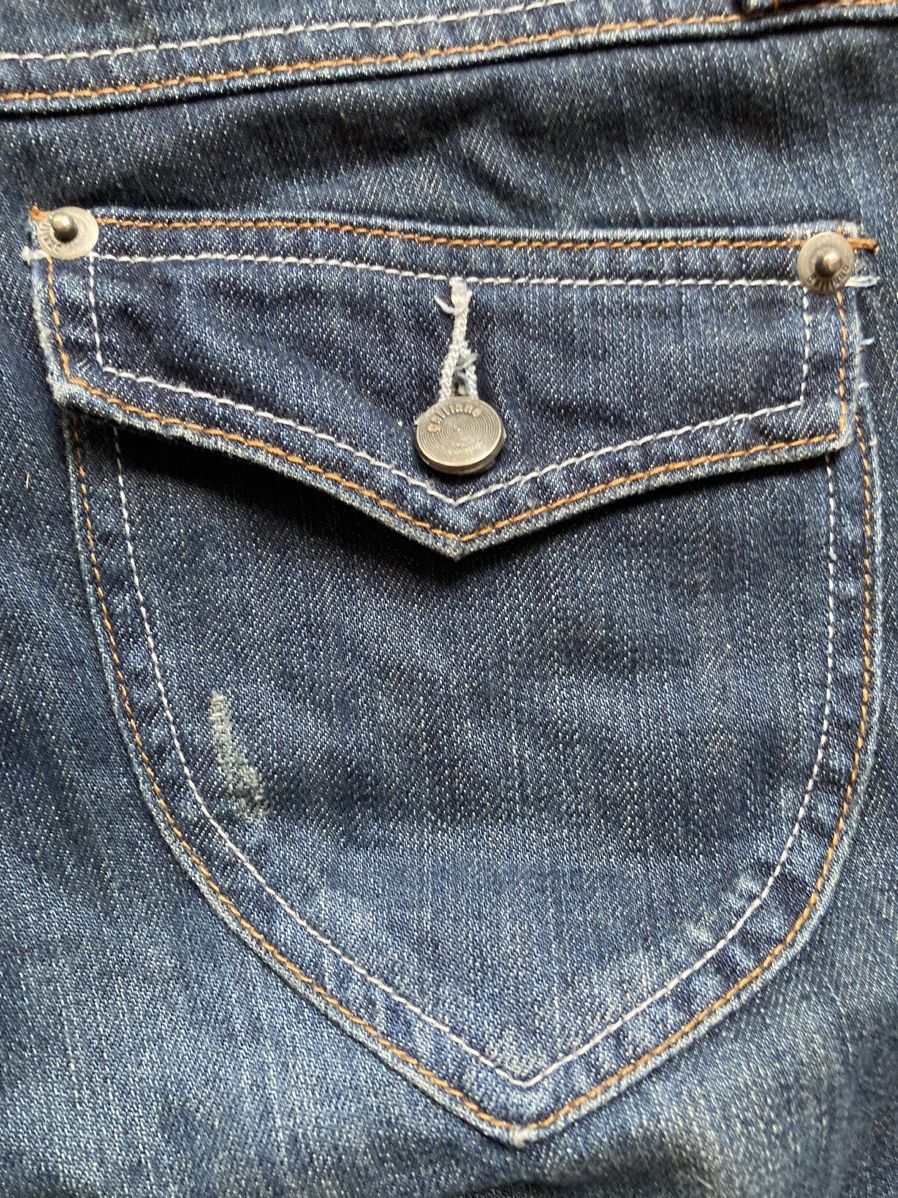 Hysteric Glamour × John Galliano × Vintage Avant Garde Galliano Y2K jeans made in Italy Size 28" / US 6 / IT 42 - 9 Thumbnail