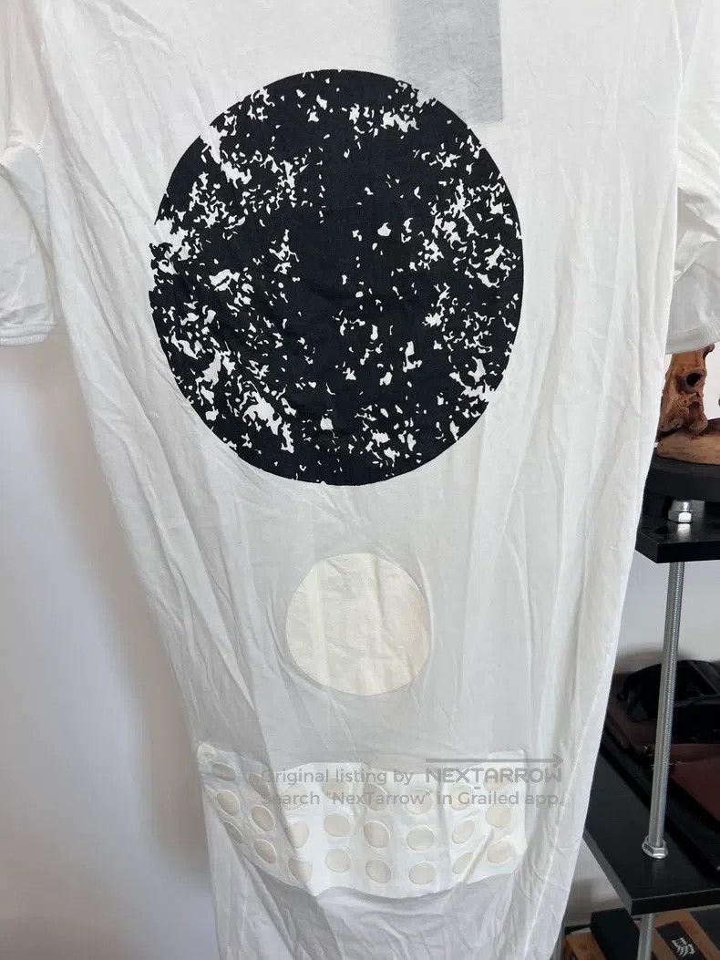 Boris Bidjan Saberi Boris Bidjan Saberi Cotton Rubber Print Short Sleeve T-Shi Size US XS / EU 42 / 0 - 4 Thumbnail