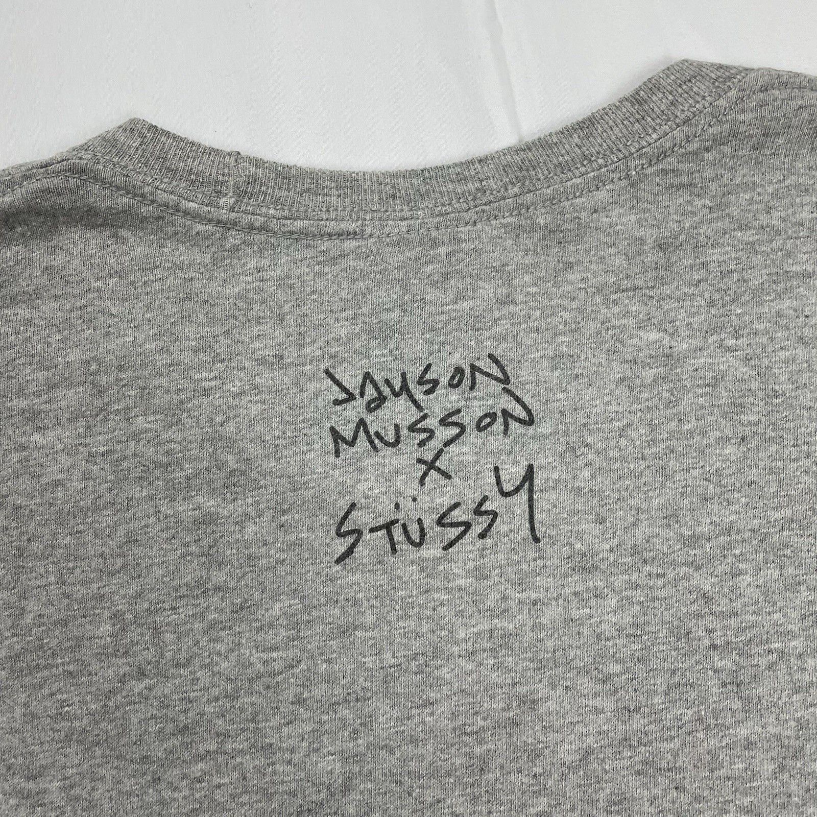 Stussy Vintage Stussy Jayson Musson T Shirt Dolphin Static Medium M Size US M / EU 48-50 / 2 - 5 Thumbnail