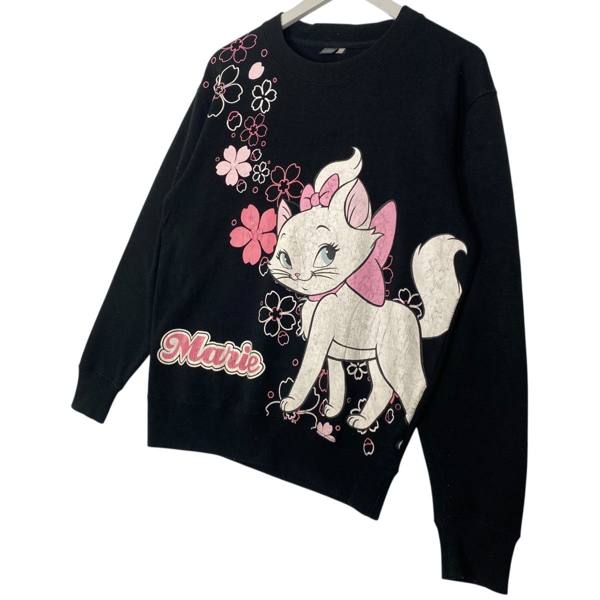Vintage Vintage Disney Marie Crewneck Sweatshirt Black Size M Size US M / EU 48-50 / 2 - 2 Thumbnail