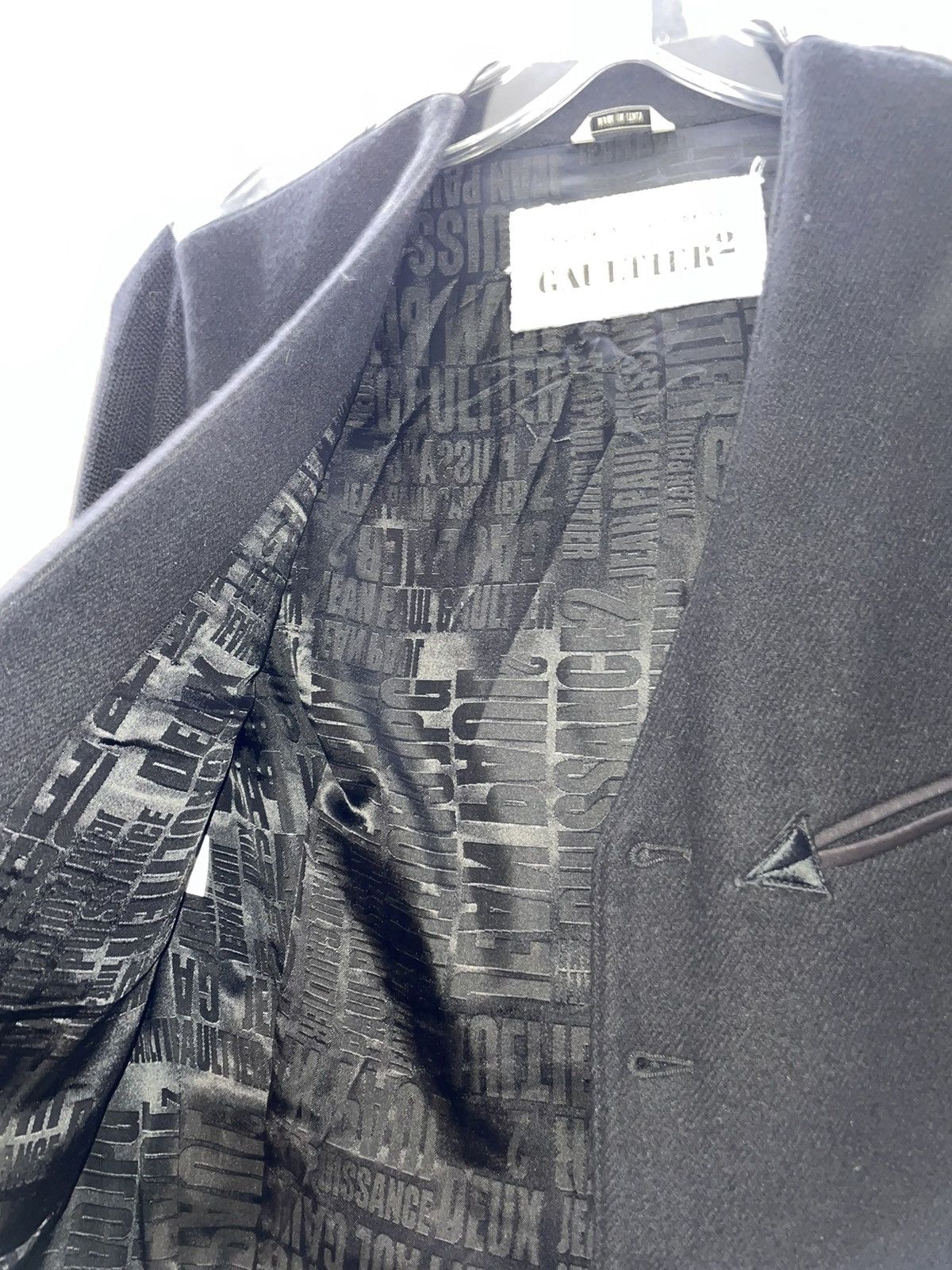 Jean Paul Gaultier Jean Paul Gaultier 2008 Fall Runway Wool Knit Vest Sweater Size US L / EU 52-54 / 3 - 3 Thumbnail