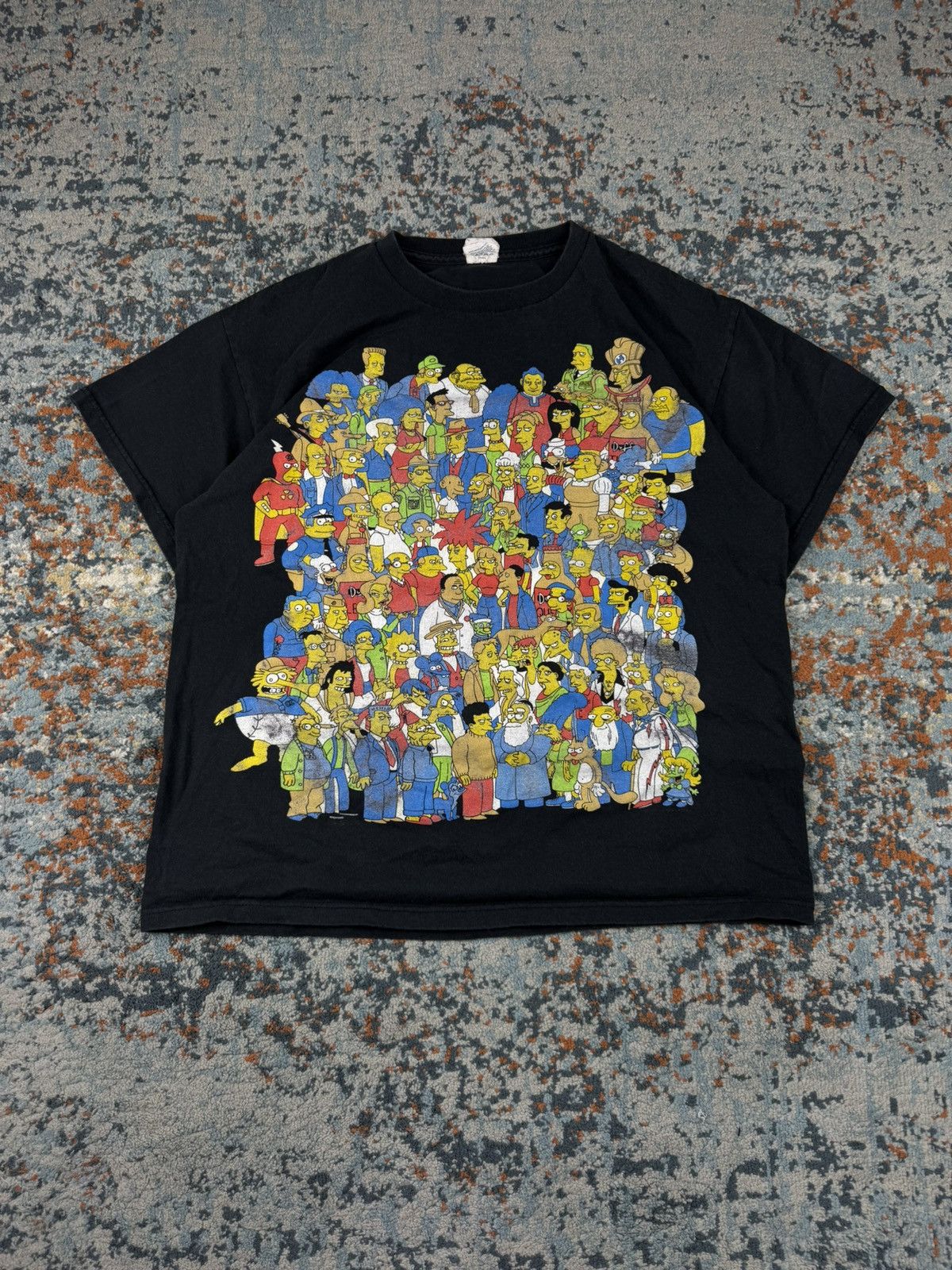 Vintage Vintage 90s Matt Groening all cartoon characters graphic tee Size US L / EU 52-54 / 3 - 1 Thumbnail