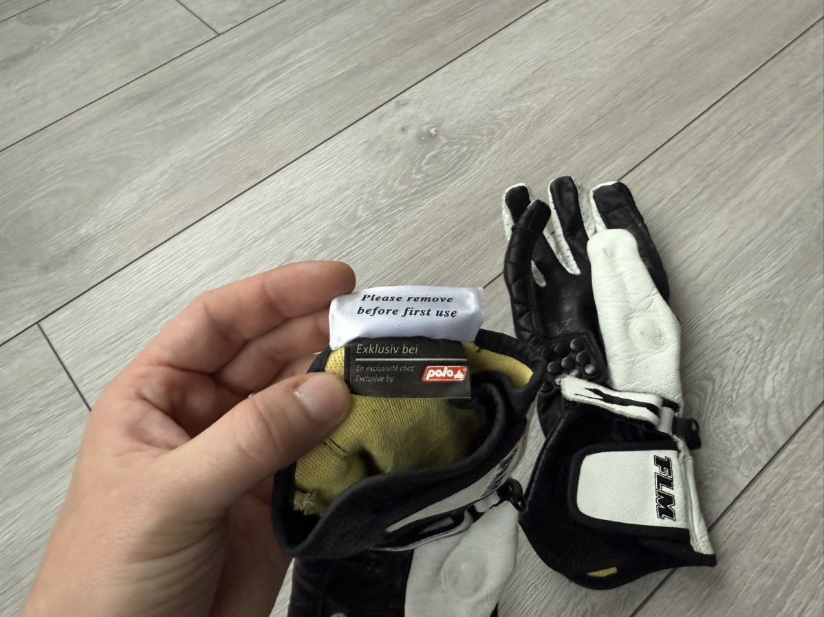 Alpinestars FLM Leather Moto Gloves Size ONE SIZE - 8 Thumbnail