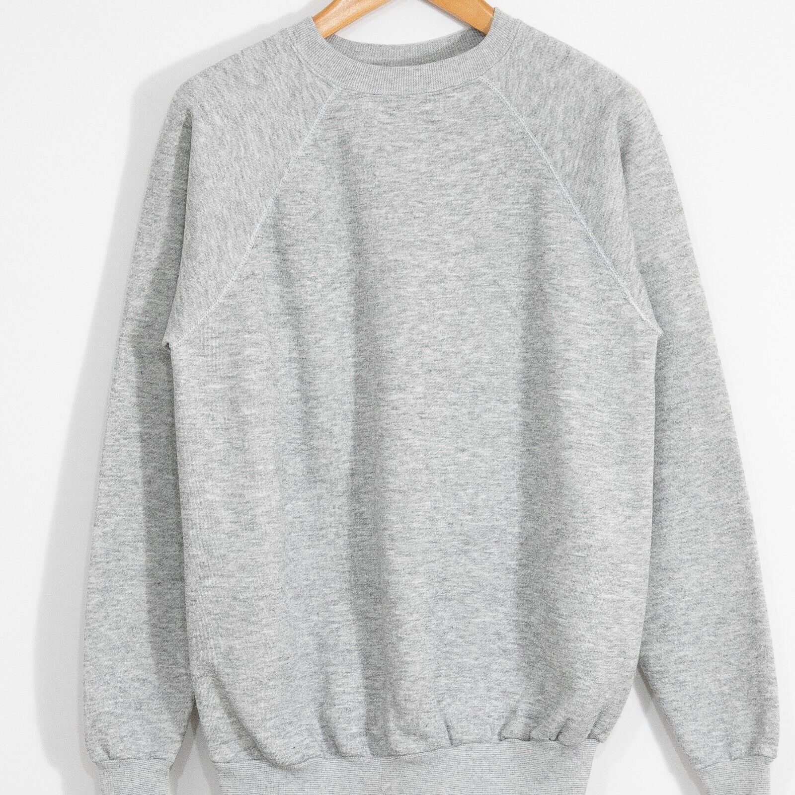 Vintage Vintage 80s Pannill Gray Blank Sweatshirt Mens XL - Raglan Size US XL / EU 56 / 4 - 2 Thumbnail
