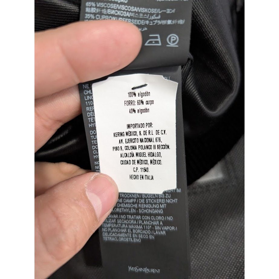 Saint Laurent Paris o1rshd1 Teddy College Cotton Jacket in Green Emerald Size US L / EU 52-54 / 3 - 18 Thumbnail