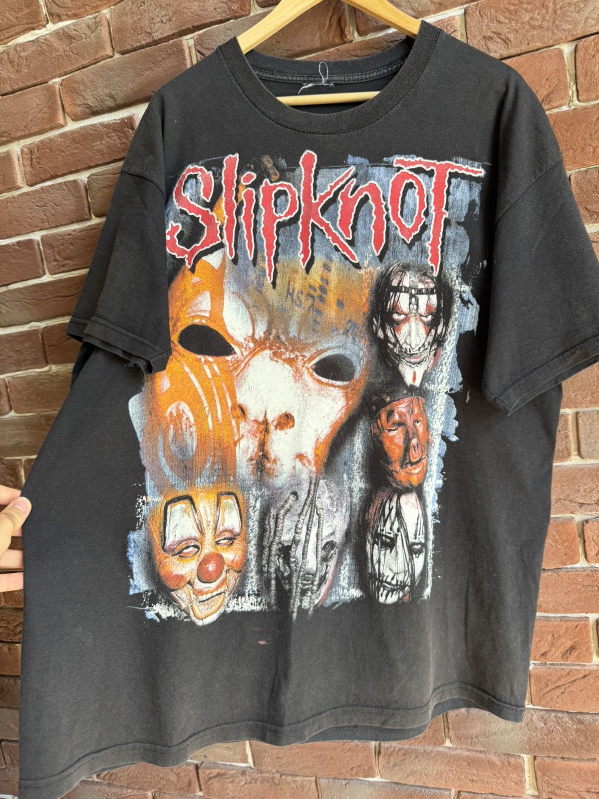 Band Tees 00s Slipknot IOWA Mask Nu Metal Band Tshirt Rare Grail XL Size US XL / EU 56 / 4 - 3 Thumbnail