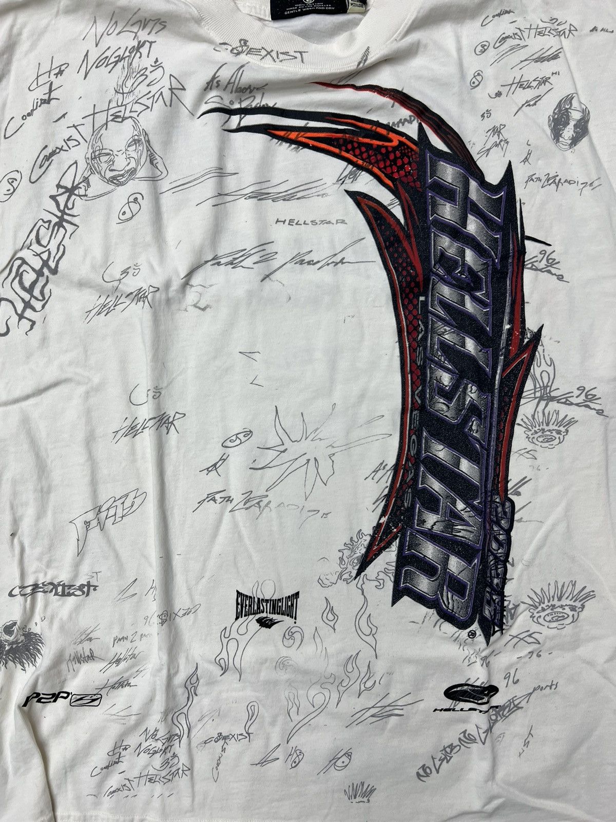 HELLSTAR Hellstar Nascar T-Shirt Size US XL / EU 56 / 4 - 2 Thumbnail