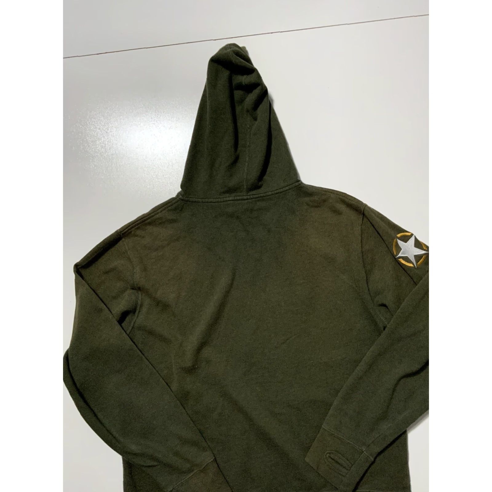 Vintage Call Of Duty WWII World War 2 Independent Trading Olive Zip Gaming Hoodie Sz. M Mens Size US M / EU 48-50 / 2 - 4 Thumbnail