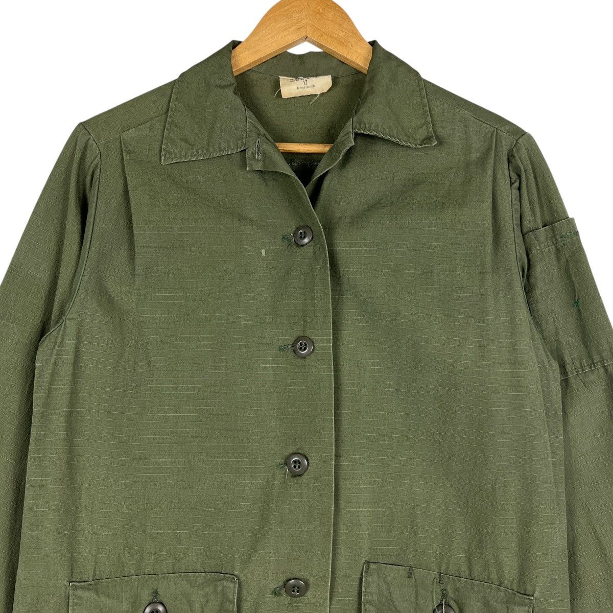 Vintage Vintage Military Shirt Utility Cotton Poplin Og 107 Size XL / US 12-14 / IT 48-50 - 4 Thumbnail