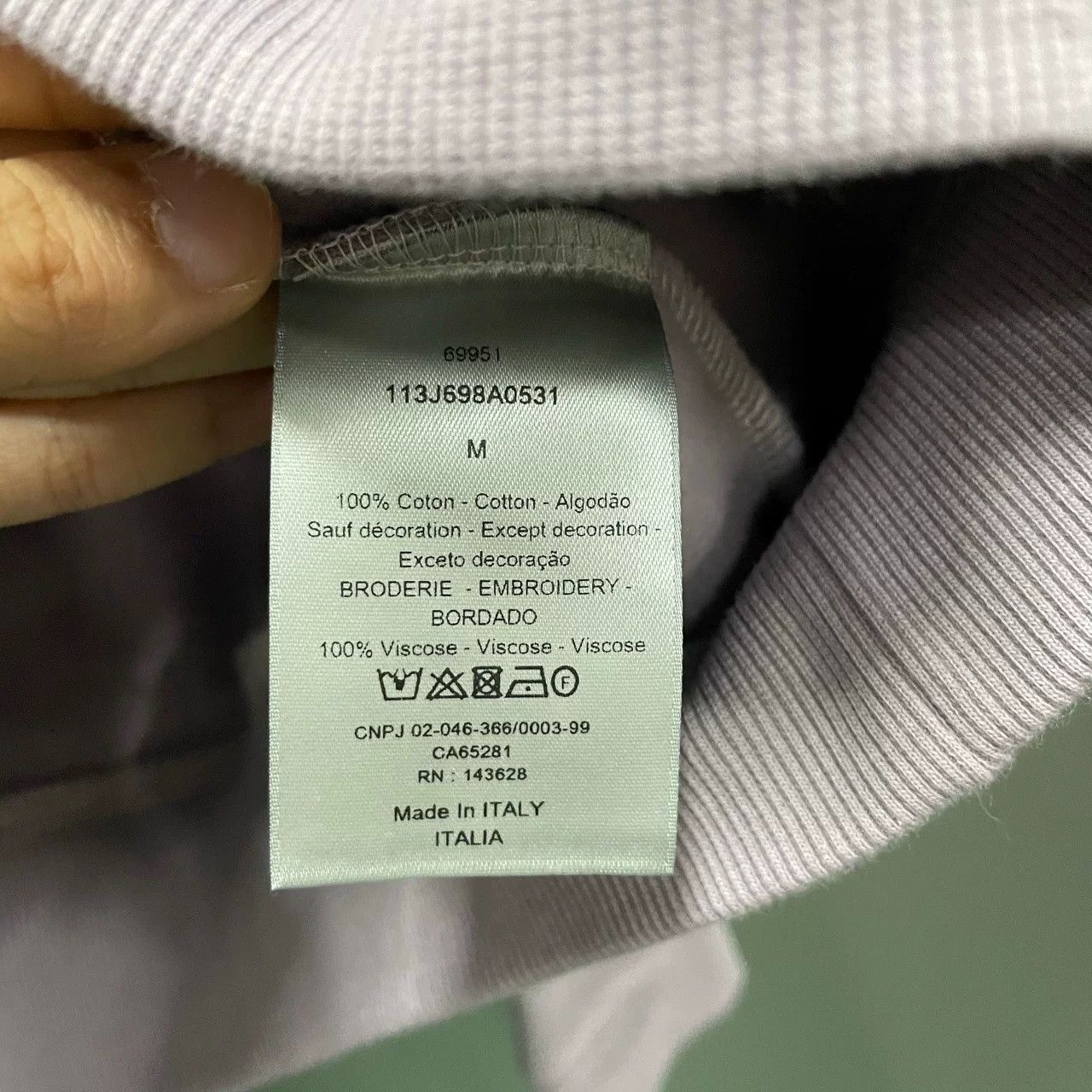Dior Dior Purple CD Embroidered Hoodie Size US M / EU 48-50 / 2 - 6 Thumbnail