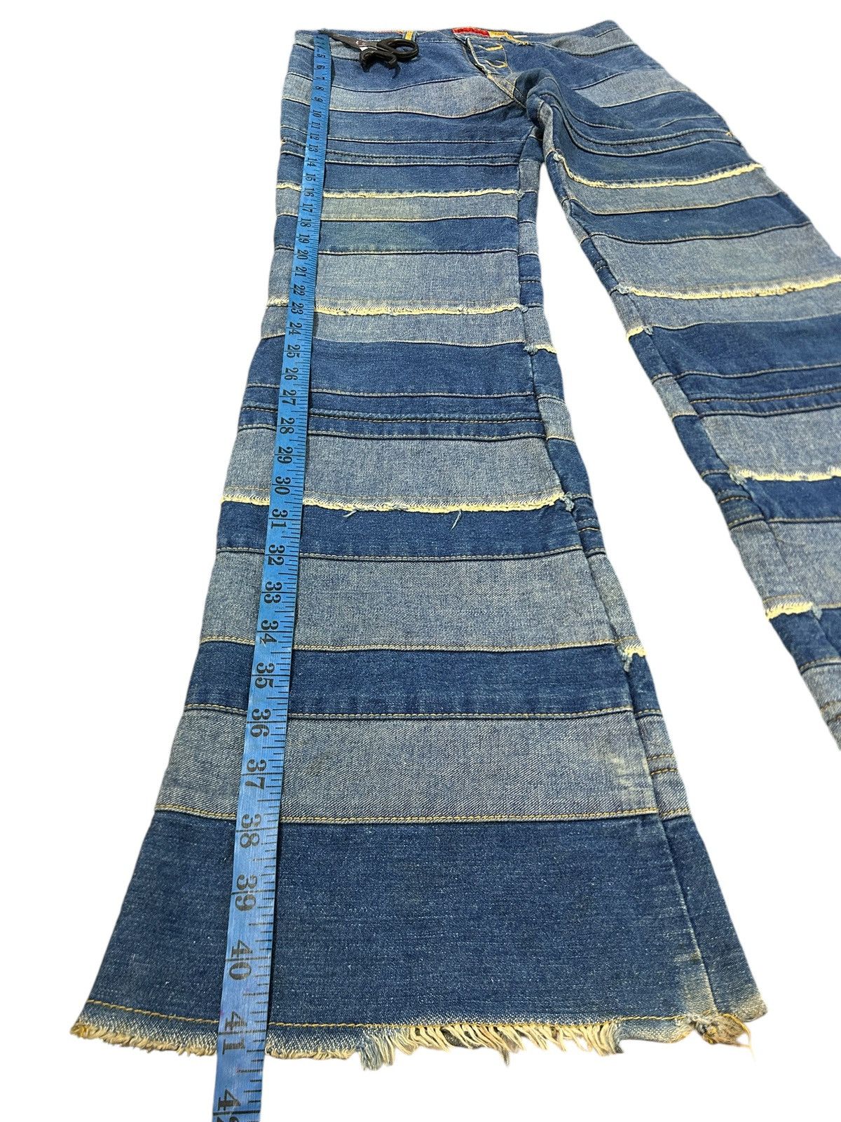 If Six Was Nine × Japanese Brand × Le Grande Bleu (L.G.B.) Vintage Ba-tsu Club Hagi Flared Jeans Size US 30 / EU 46 - 25 Thumbnail