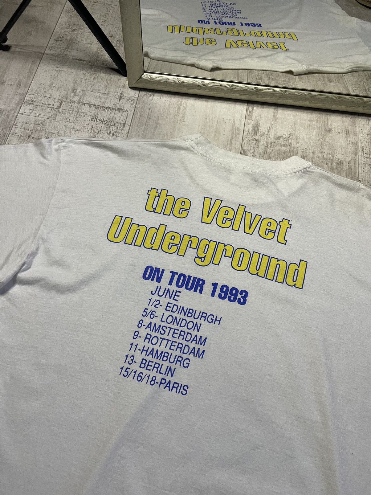 Band Tees Vintage 1993 The Velvet Underground Band Tee RARE Warhol Size US XL / EU 56 / 4 - 7 Thumbnail