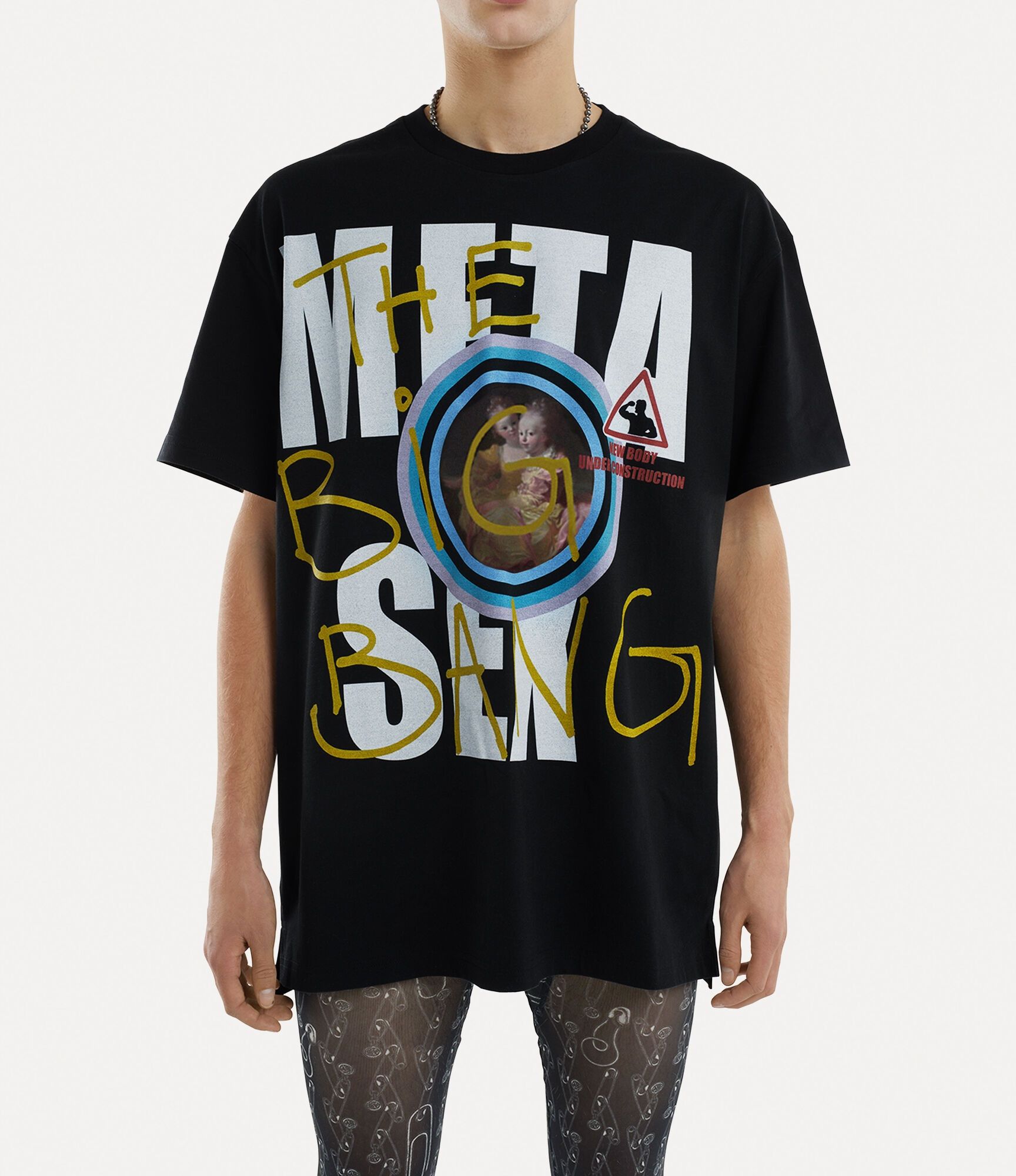 Vivienne Westwood o1srvl11e0326 Oversized T-Shirt in Black Size US XL / EU 56 / 4 - 5 Thumbnail