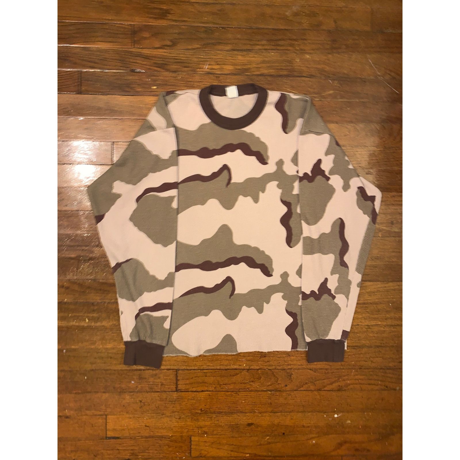 Rothco Beige Sand Camo Army Thermal Shirt Large XL Size US L / EU 52-54 / 3 - 2 Thumbnail